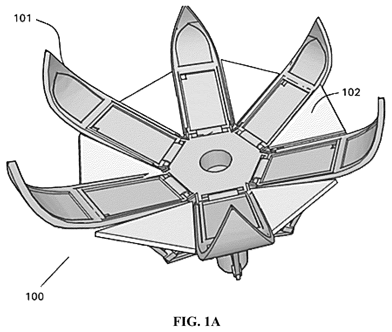Patent US12308788 Figure 1 – AI-driven biomimetic clustered photovoltaic system for enhanced solar energy generation and optimization