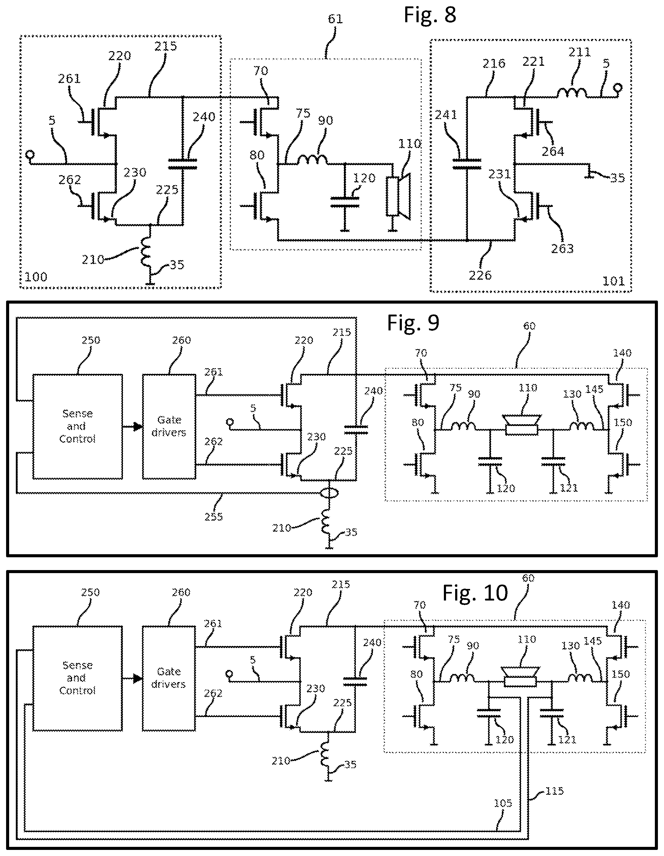 Patent US12308796 Figure 4 – Booster stage circuit for power amplifier