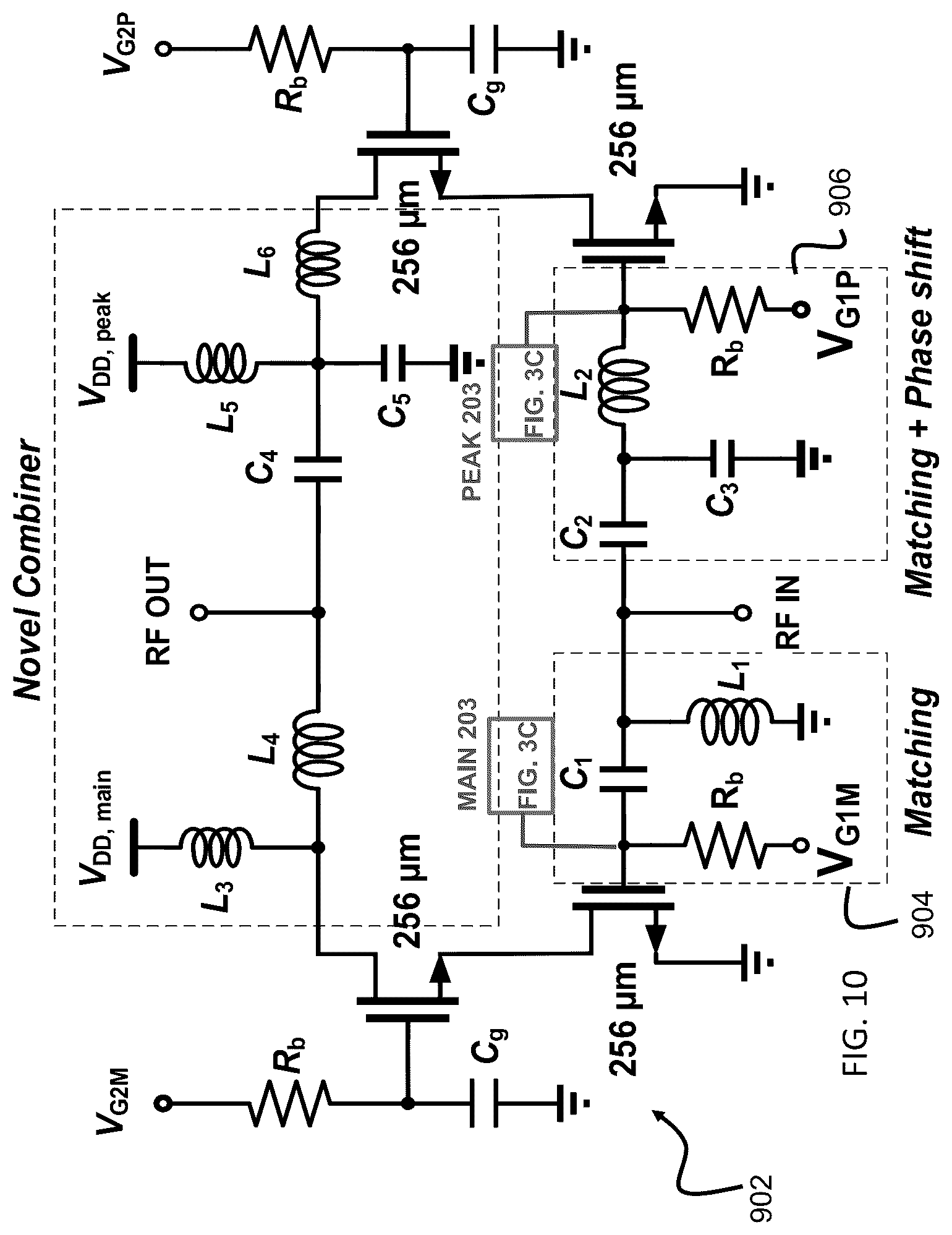 Patent US12308798 Figure 11 – Adaptive bias circuits and methods for CMOS millimeter-wave power amplifiers