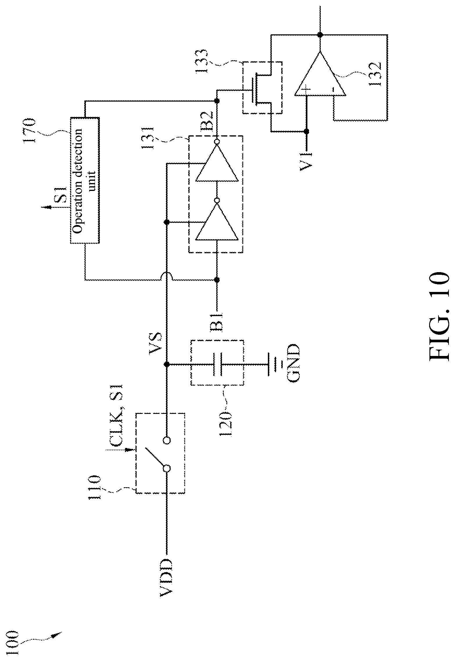 Patent US12308800 Figure 6 – Circuit chip with power supply noise rejection