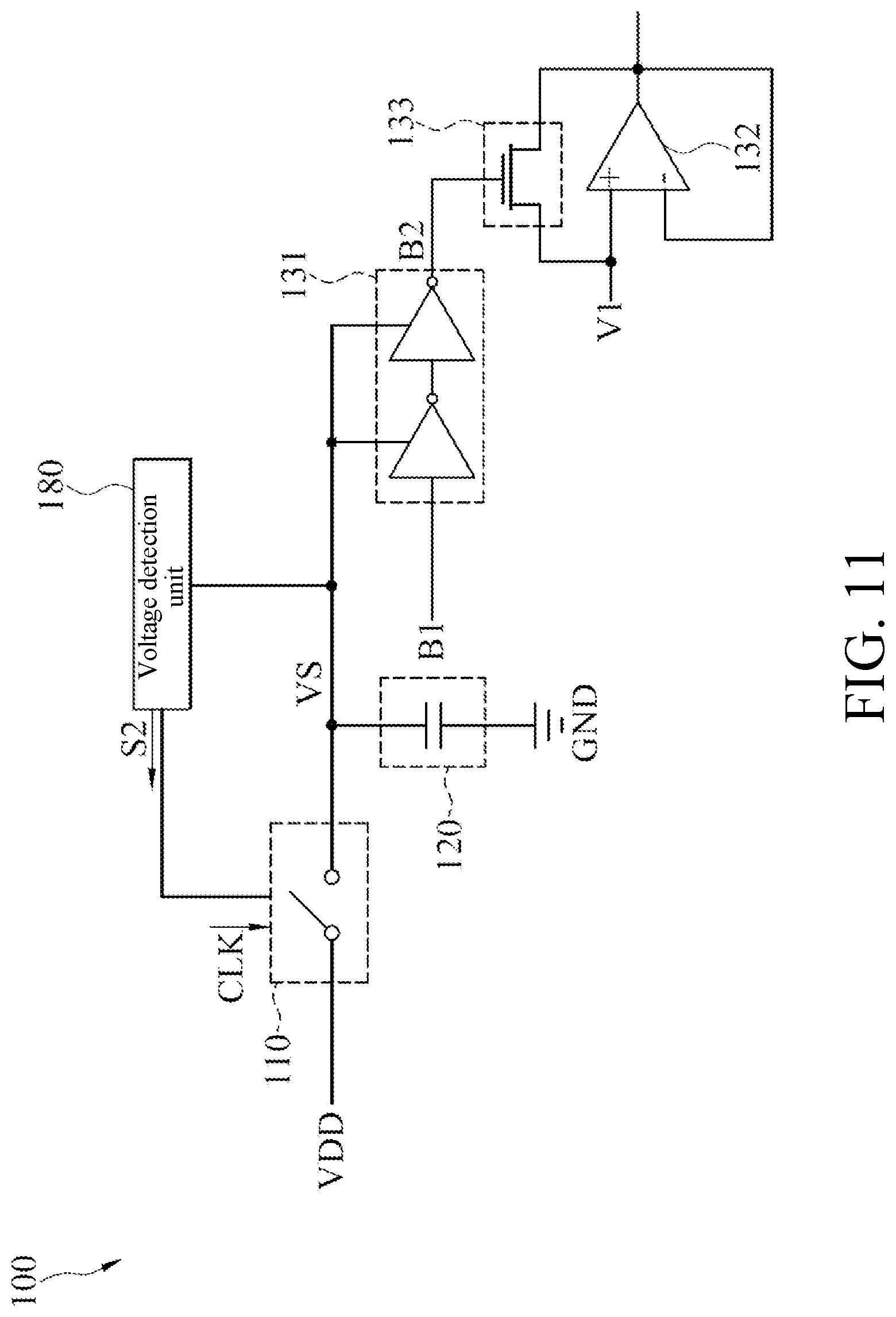 Patent US12308800 Figure 7 – Circuit chip with power supply noise rejection