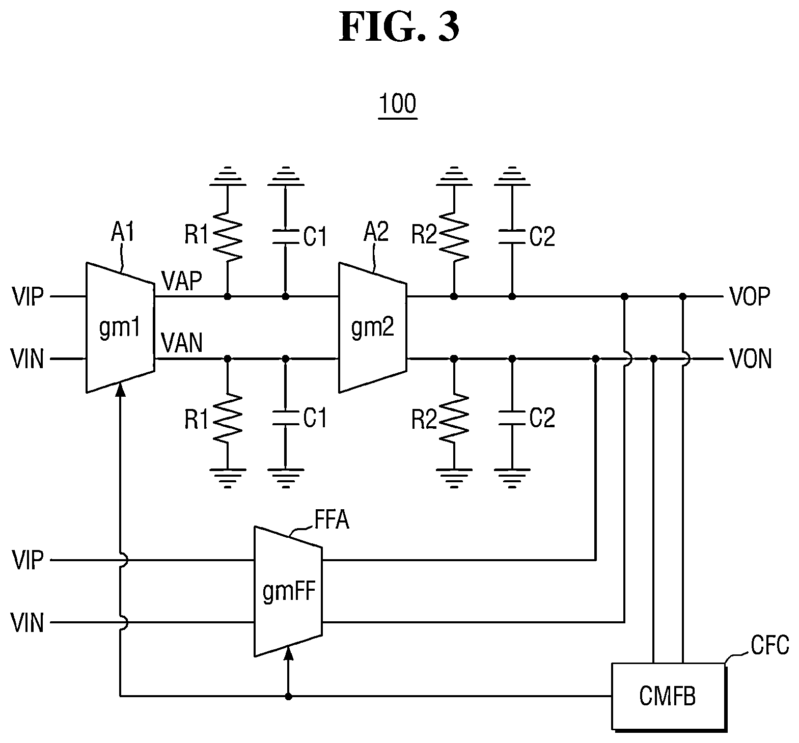 Patent US12308808 Figure 3 – Semiconductor device and communication device including the same