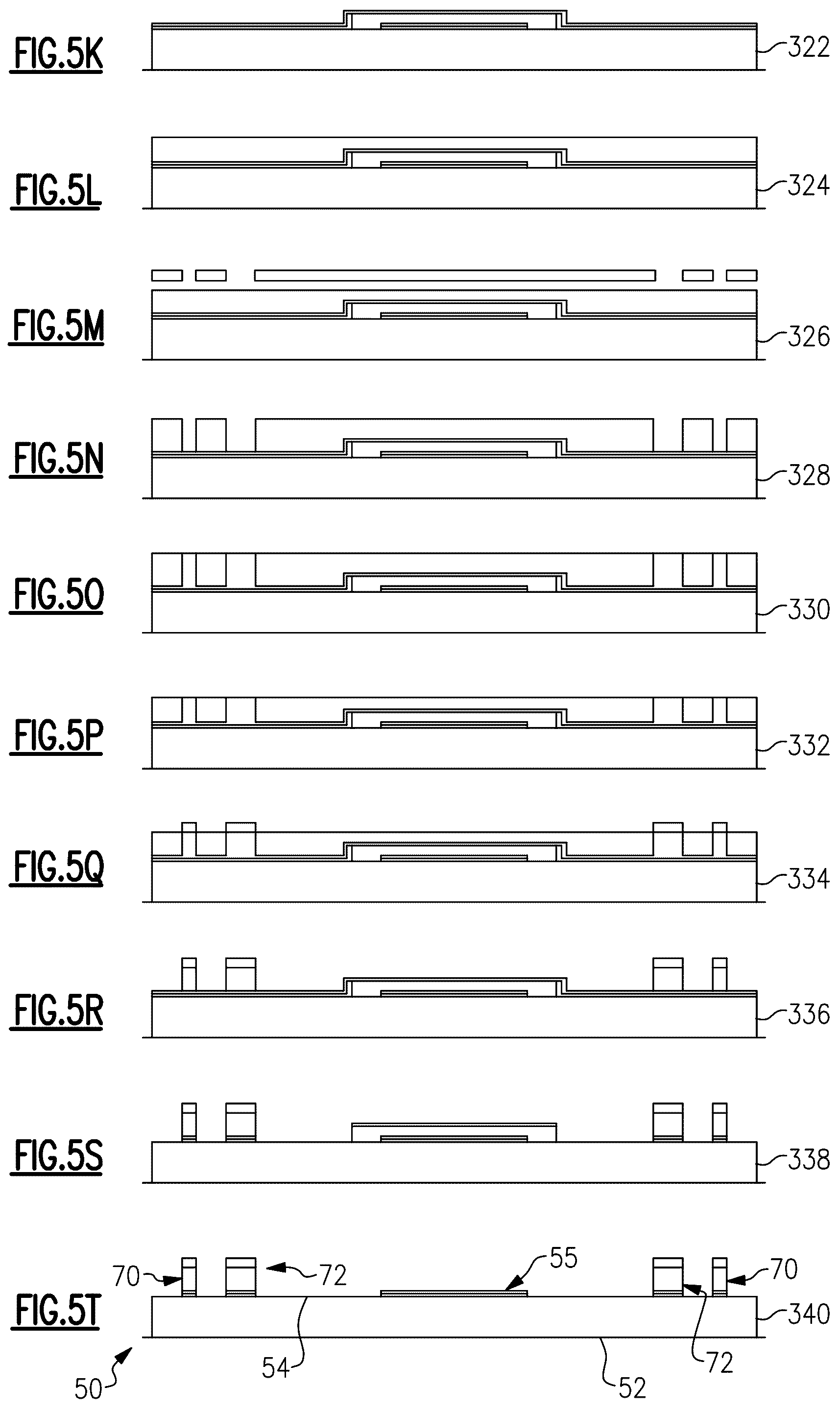 Patent US12308811 Figure 4 – Method of manufacturing a cap substrate for acoustic wave device