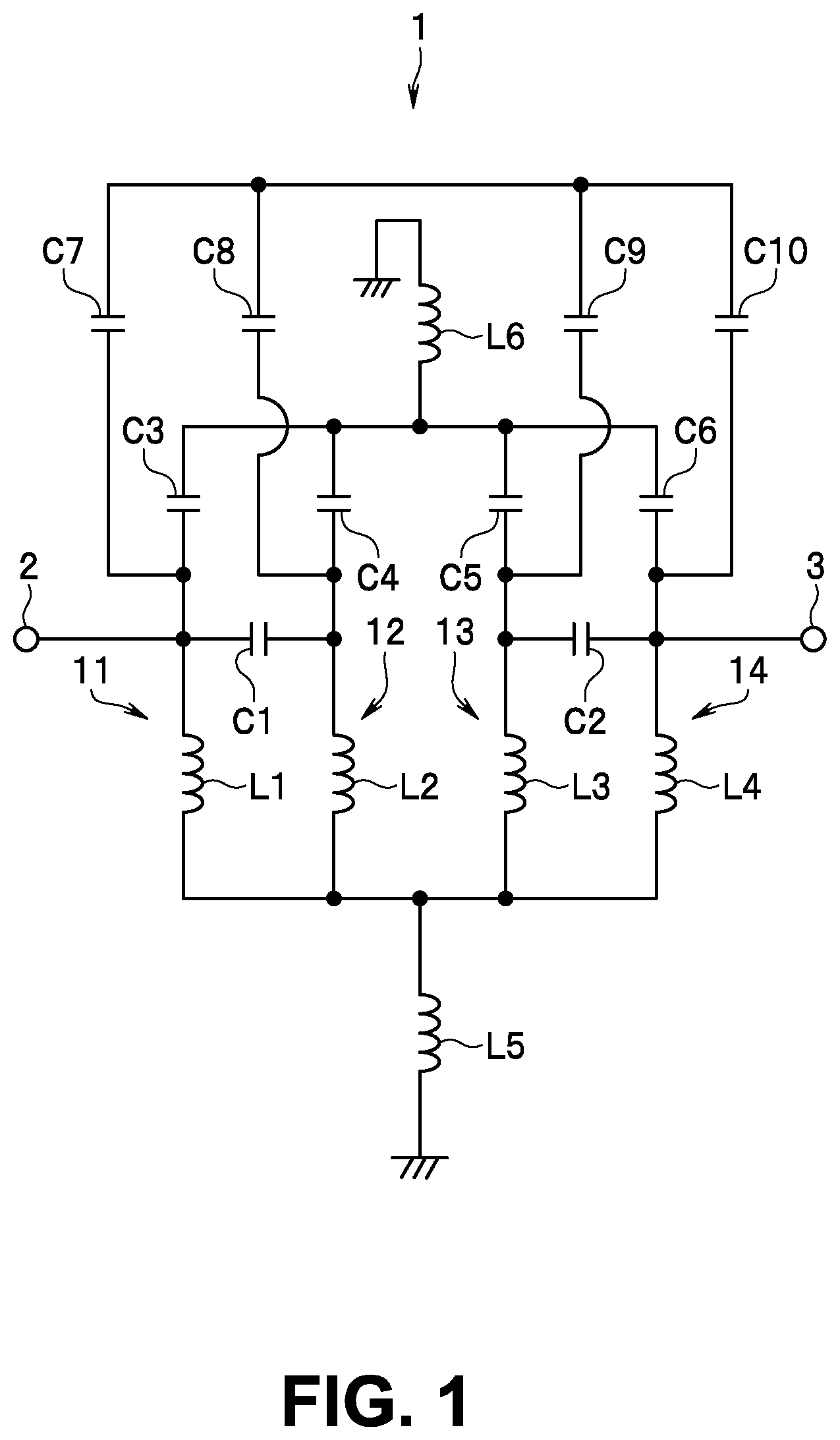 Patent US12308812 Figure 1 – Multilayer electronic component