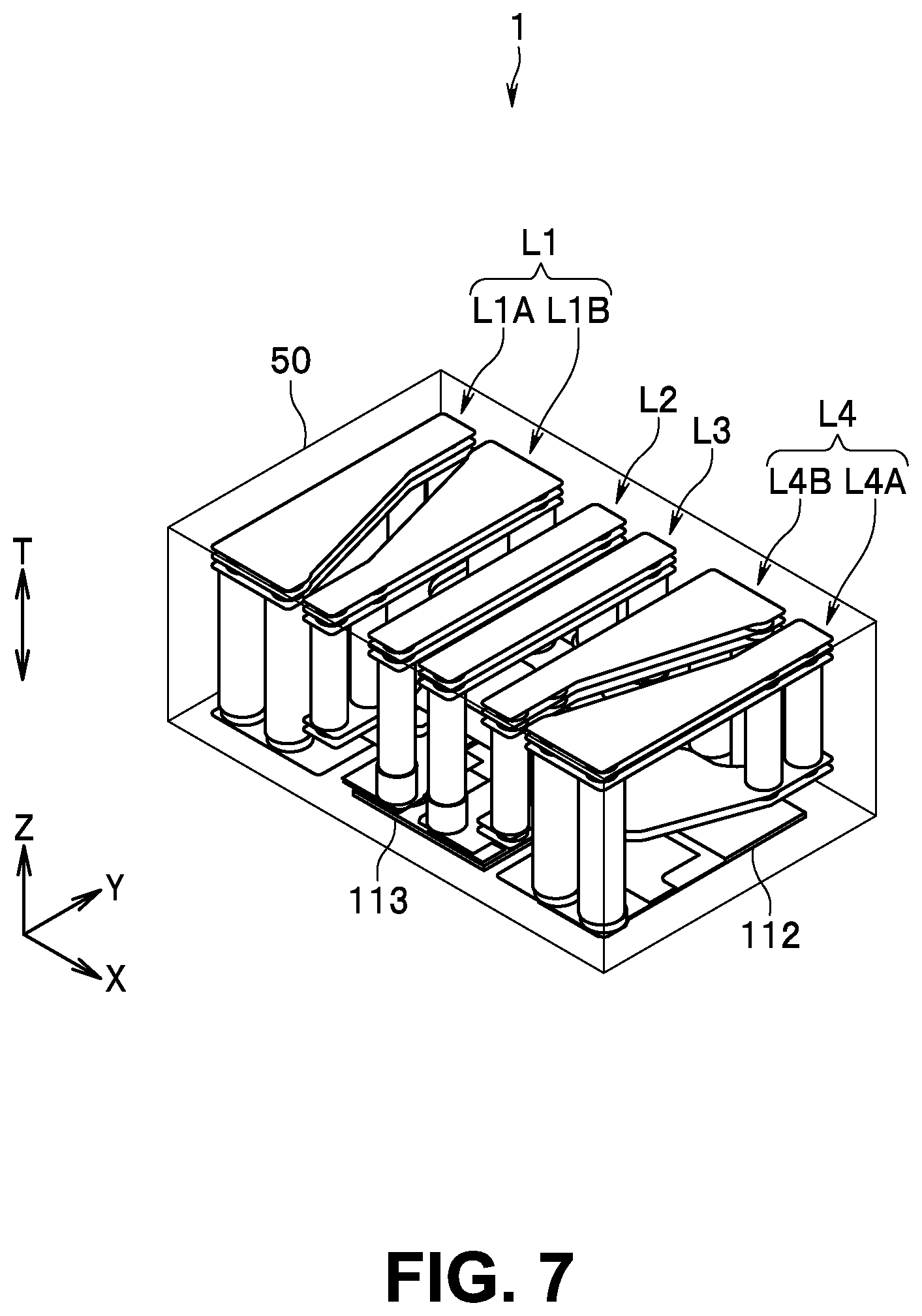 Patent US12308812 Figure 7 – Multilayer electronic component