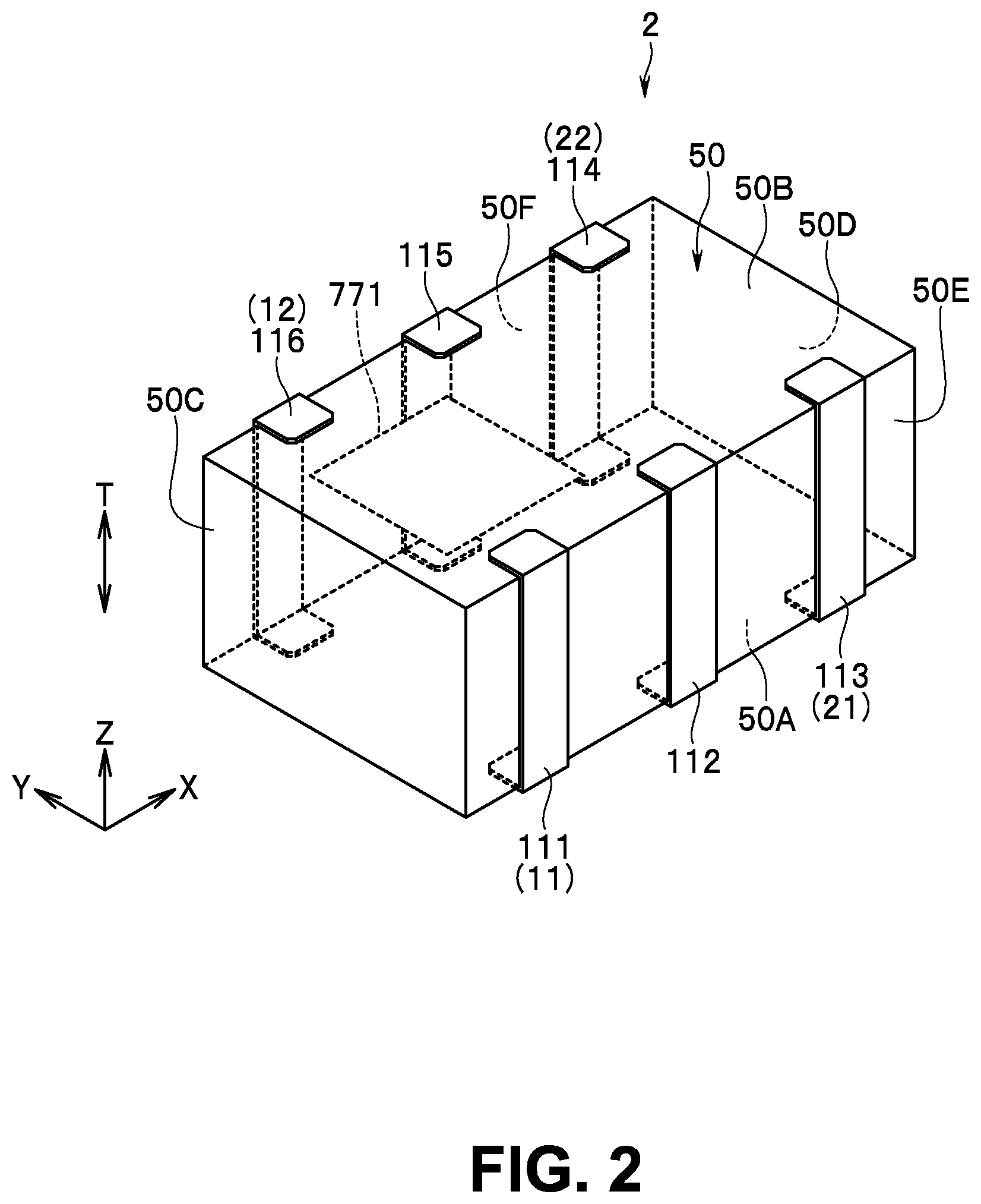 Patent US12308813 Figure 2 – Filter circuit and multilayered filter device