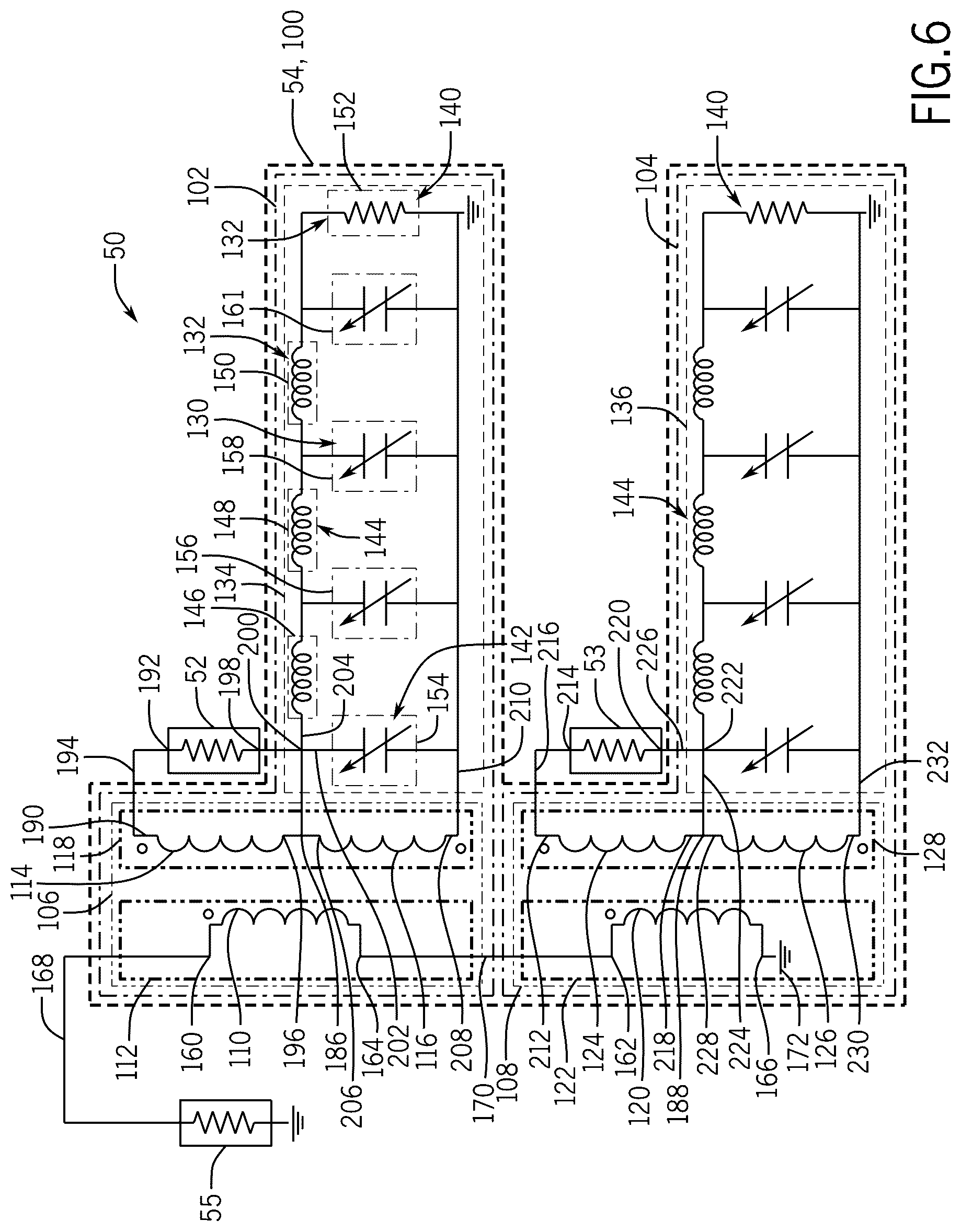 Patent US12308815 Figure 3 – Differential double balanced duplexer