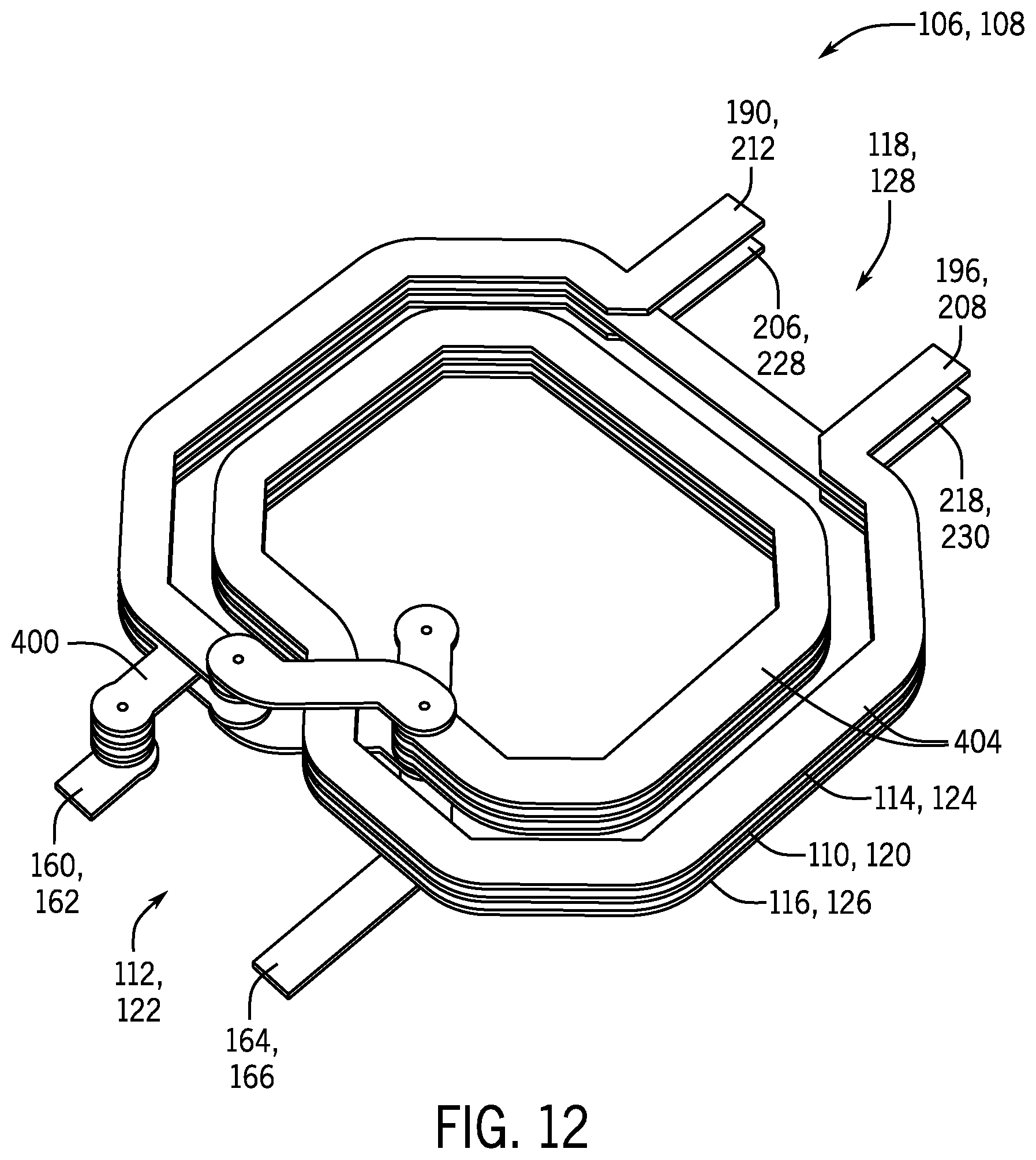 Patent US12308815 Figure 7 – Differential double balanced duplexer
