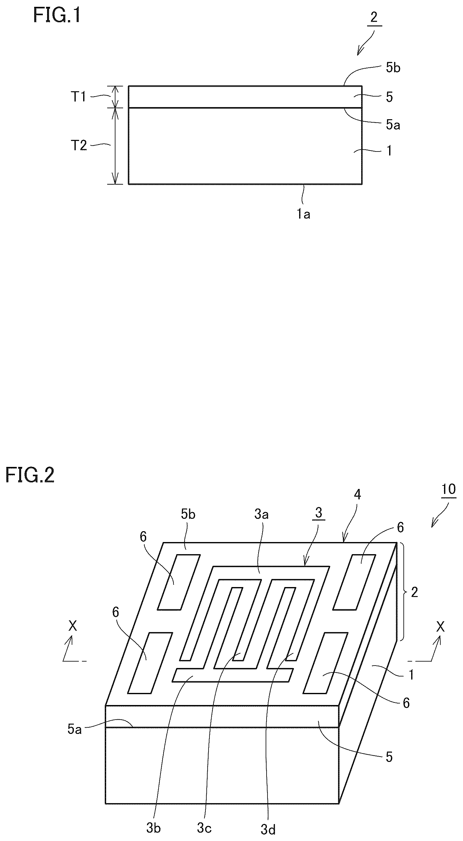 Patent US12308817 Figure 1 – Joined body and surface acoustic wave device