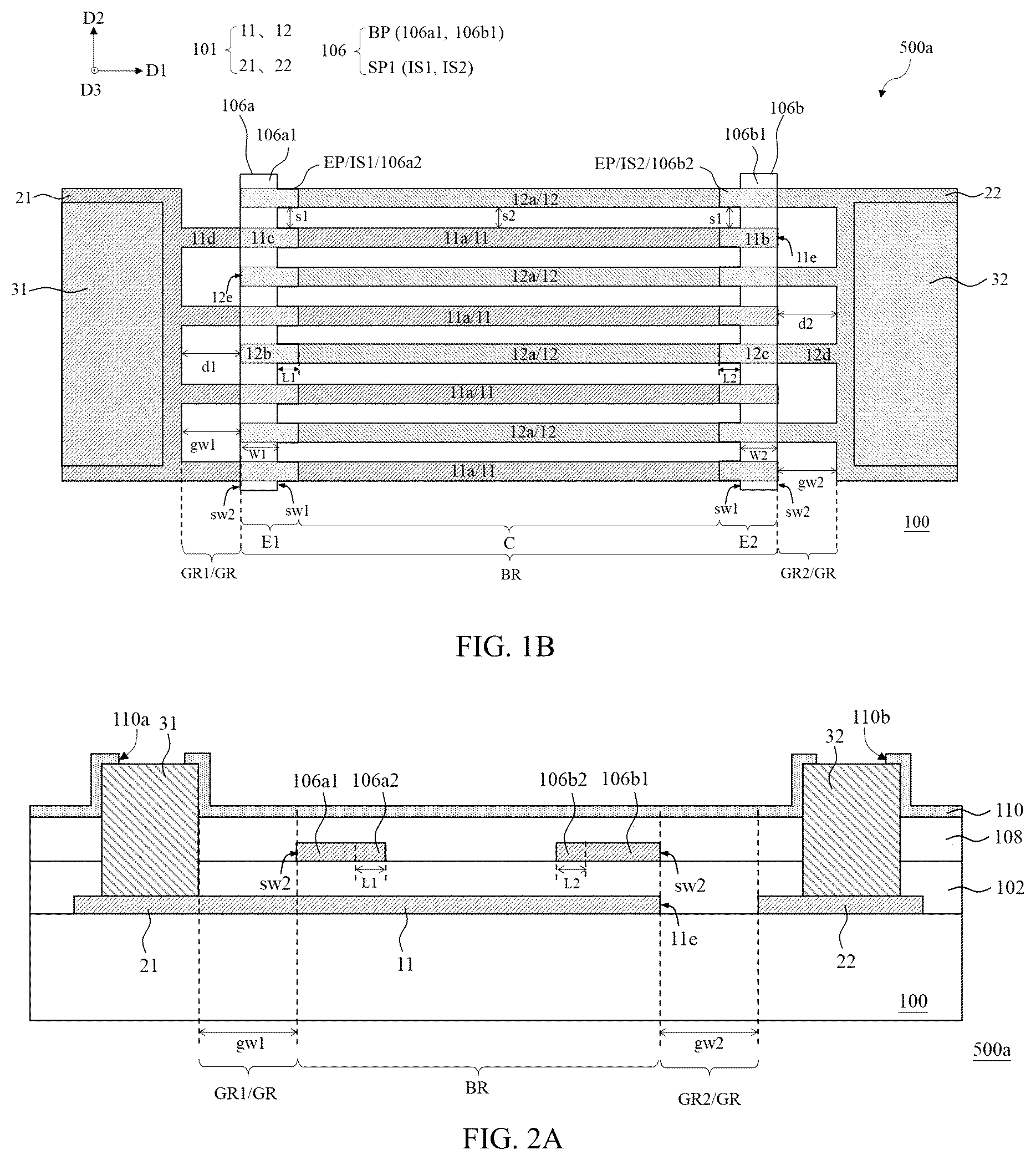 Patent US12308819 Figure 2 – Surface acoustic wave resonator device and manufacturing method therefor and filter
