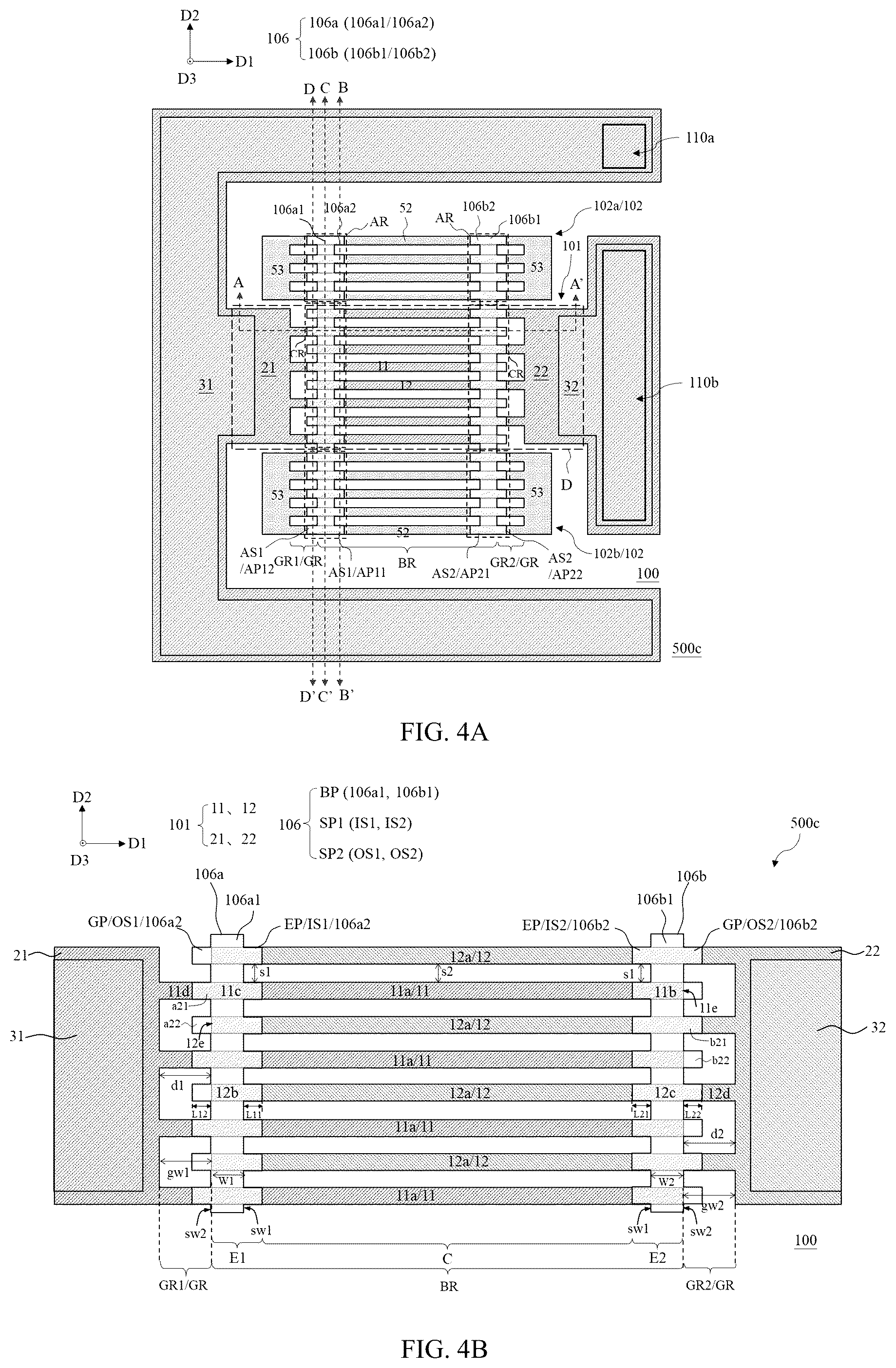 Patent US12308819 Figure 5 – Surface acoustic wave resonator device and manufacturing method therefor and filter