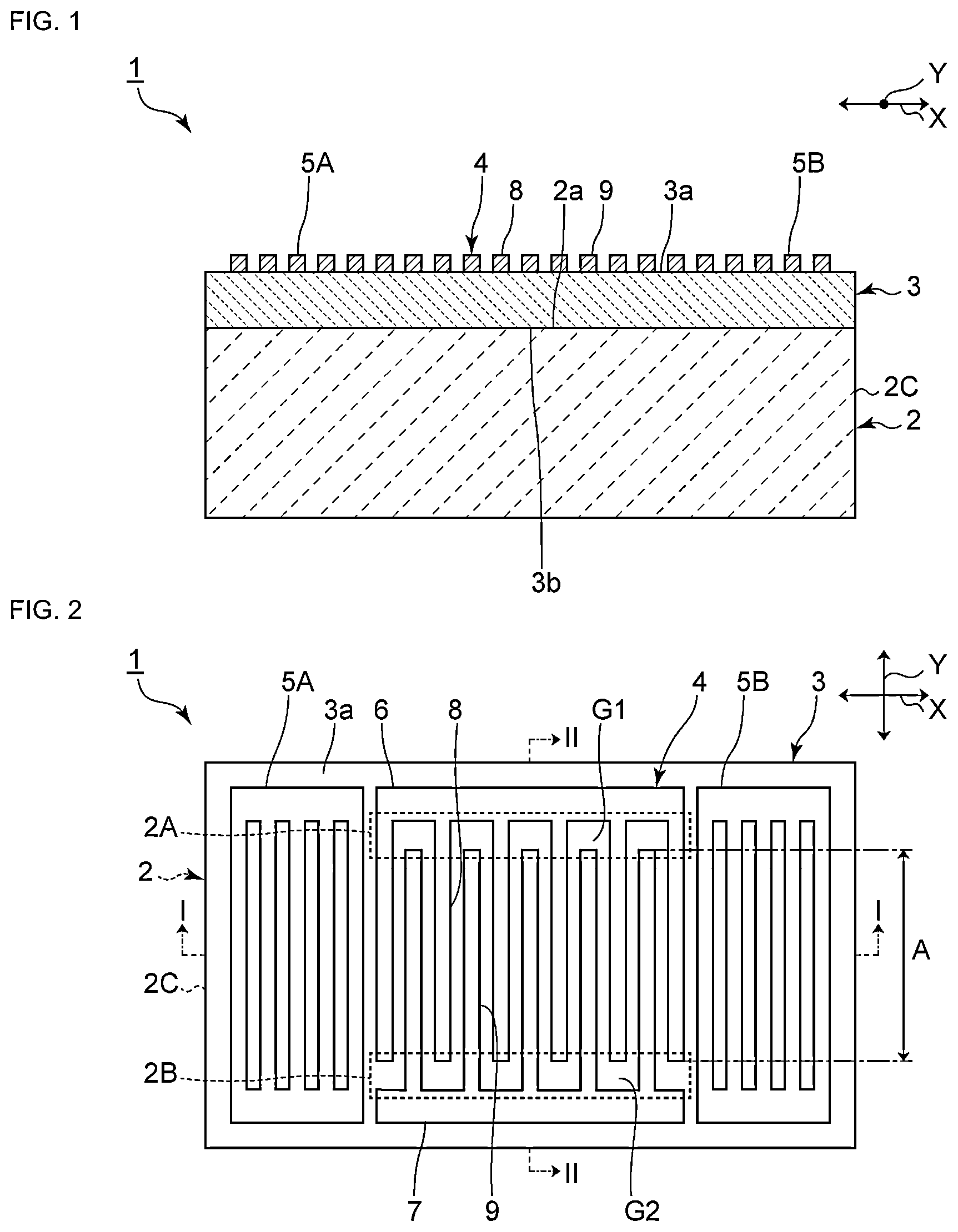Patent US12308820 — Acoustic wave device — Figure 1
