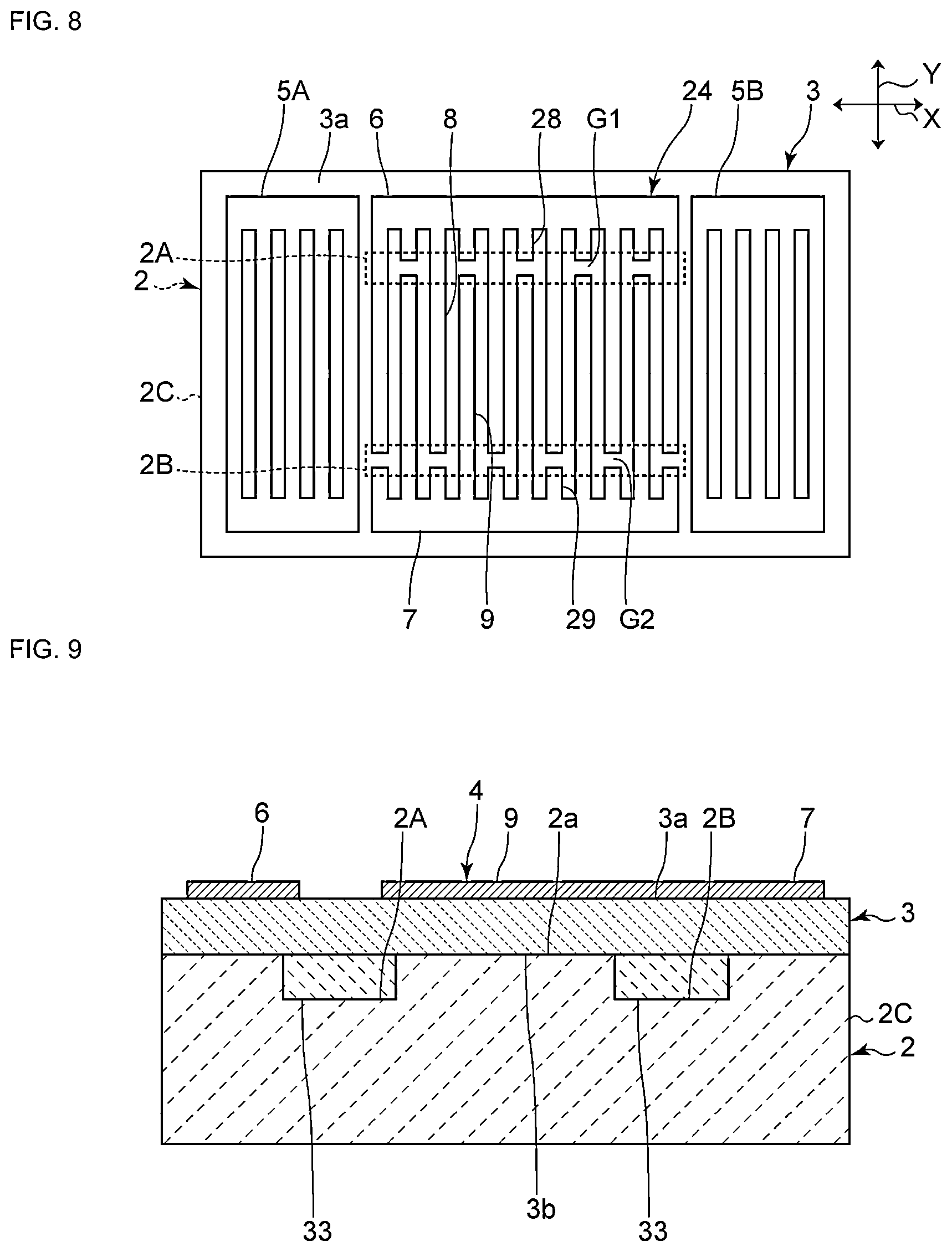 Patent US12308820 Figure 5 – Acoustic wave device
