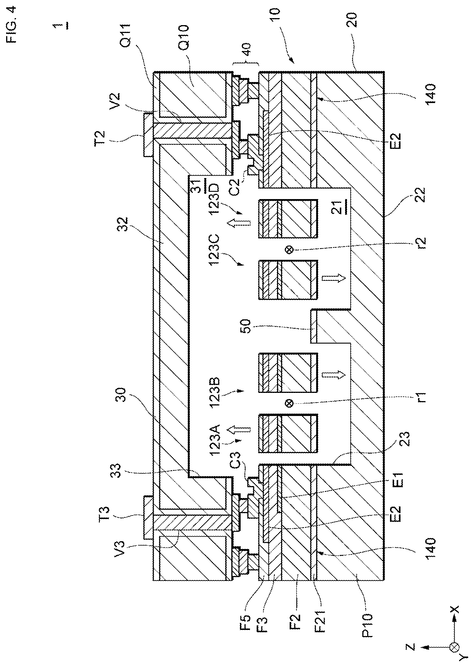 Patent US12308821 Figure 4 – Resonator and resonance device
