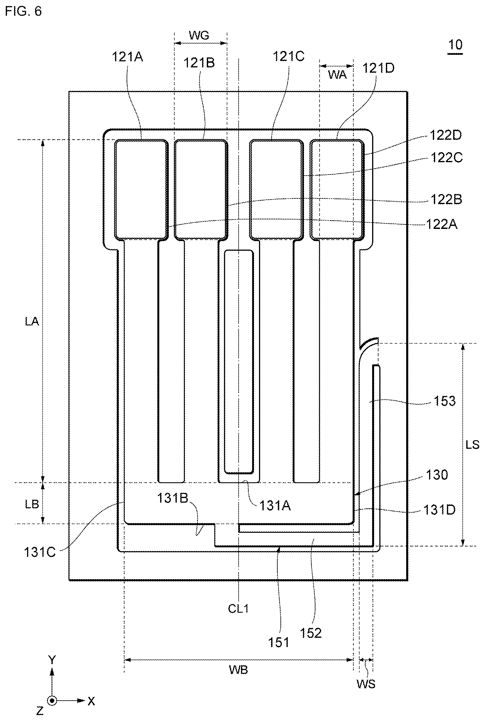 Patent US12308821 Figure 6 – Resonator and resonance device
