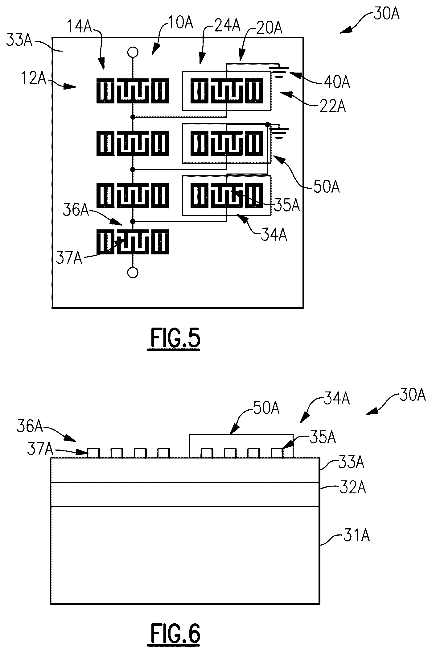 Patent US12308827 Figure 3 – Multilayer piezoelectric substrate device with positive temperature coefficient of frequency dielectric film for temperature stability