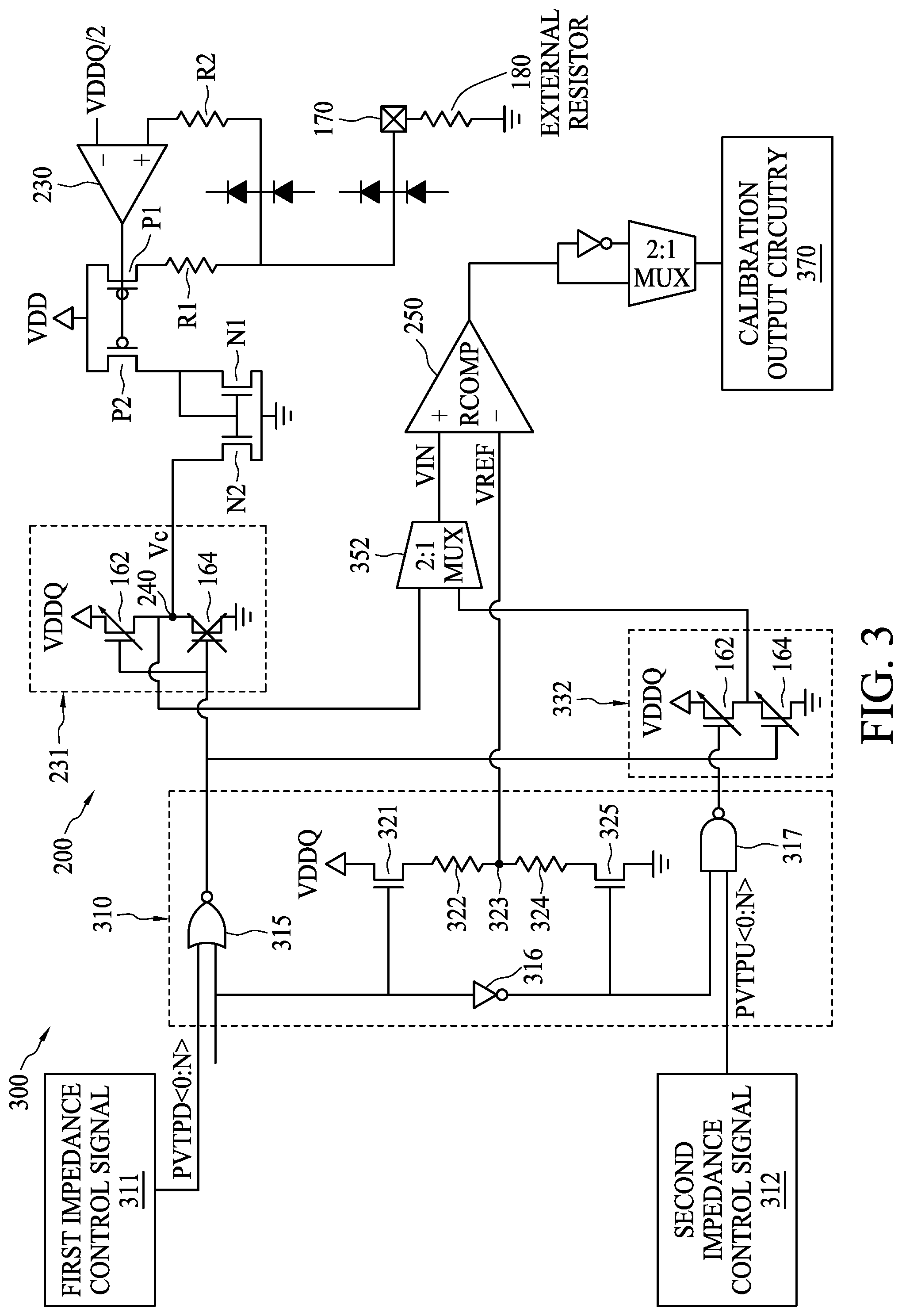 Patent US12308830 Figure 3 – Post-driver with low voltage operation and electrostatic discharge protection