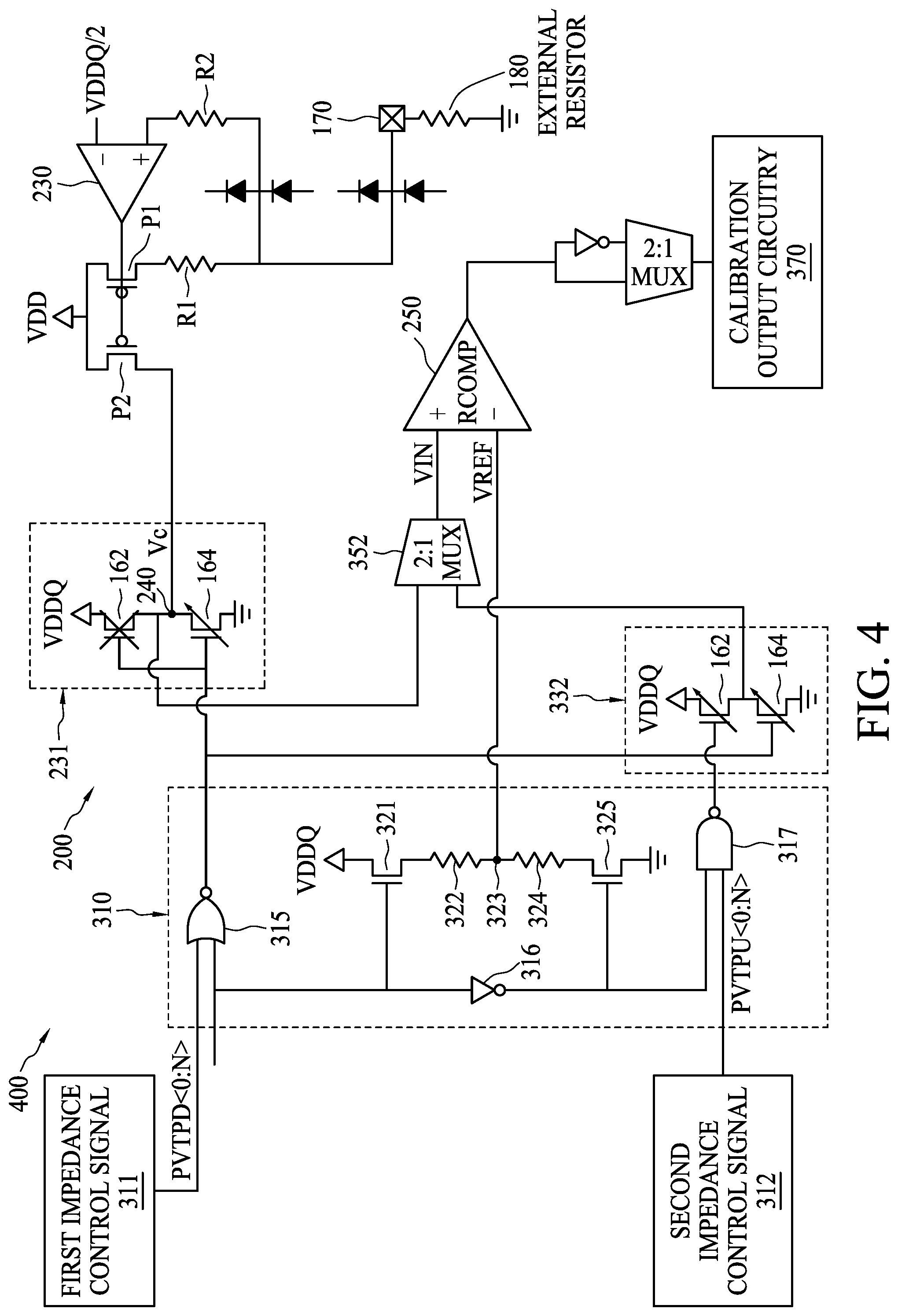 Patent US12308830 Figure 4 – Post-driver with low voltage operation and electrostatic discharge protection