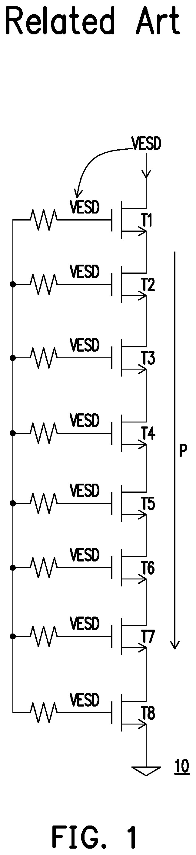Patent US12308832 Figure 1 – Radio frequency switch circuit