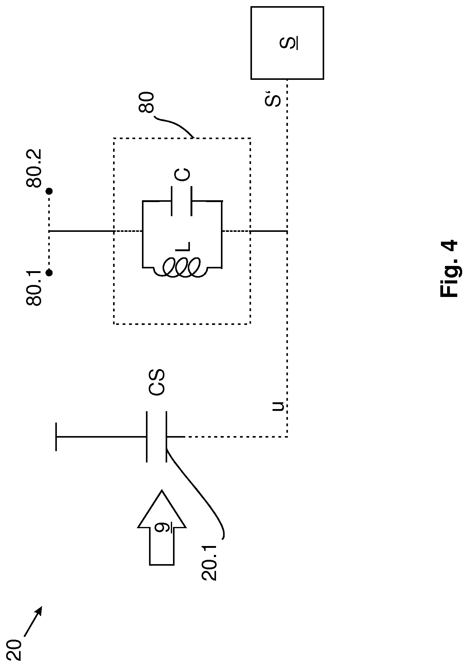Patent US12308834 Figure 4 – Capacitive sensor device of a vehicle