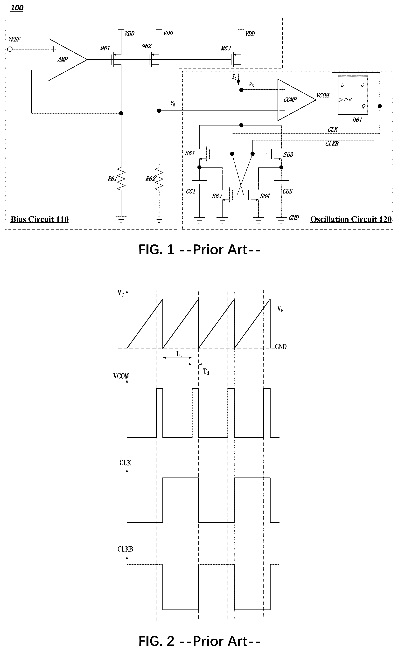 Patent US12308839 Figure 1 – RC oscillator