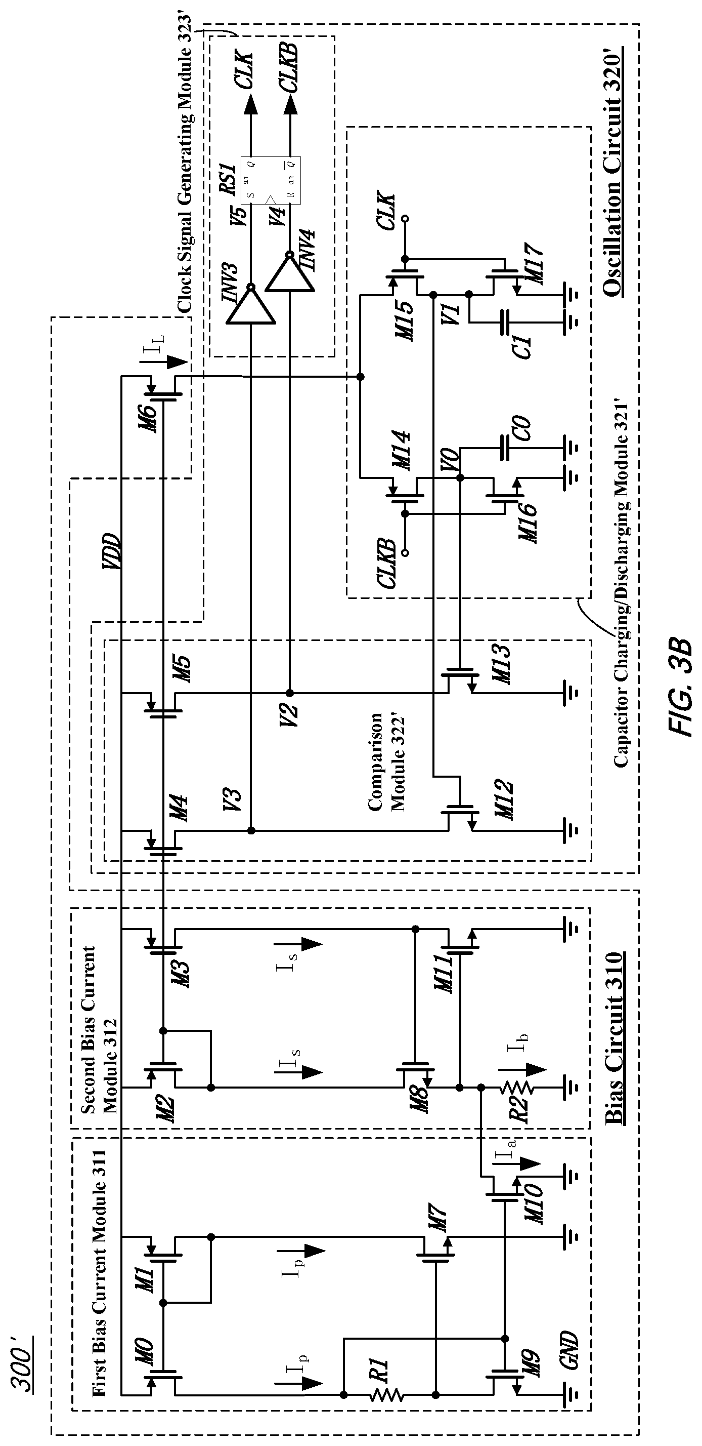Patent US12308839 Figure 3 – RC oscillator