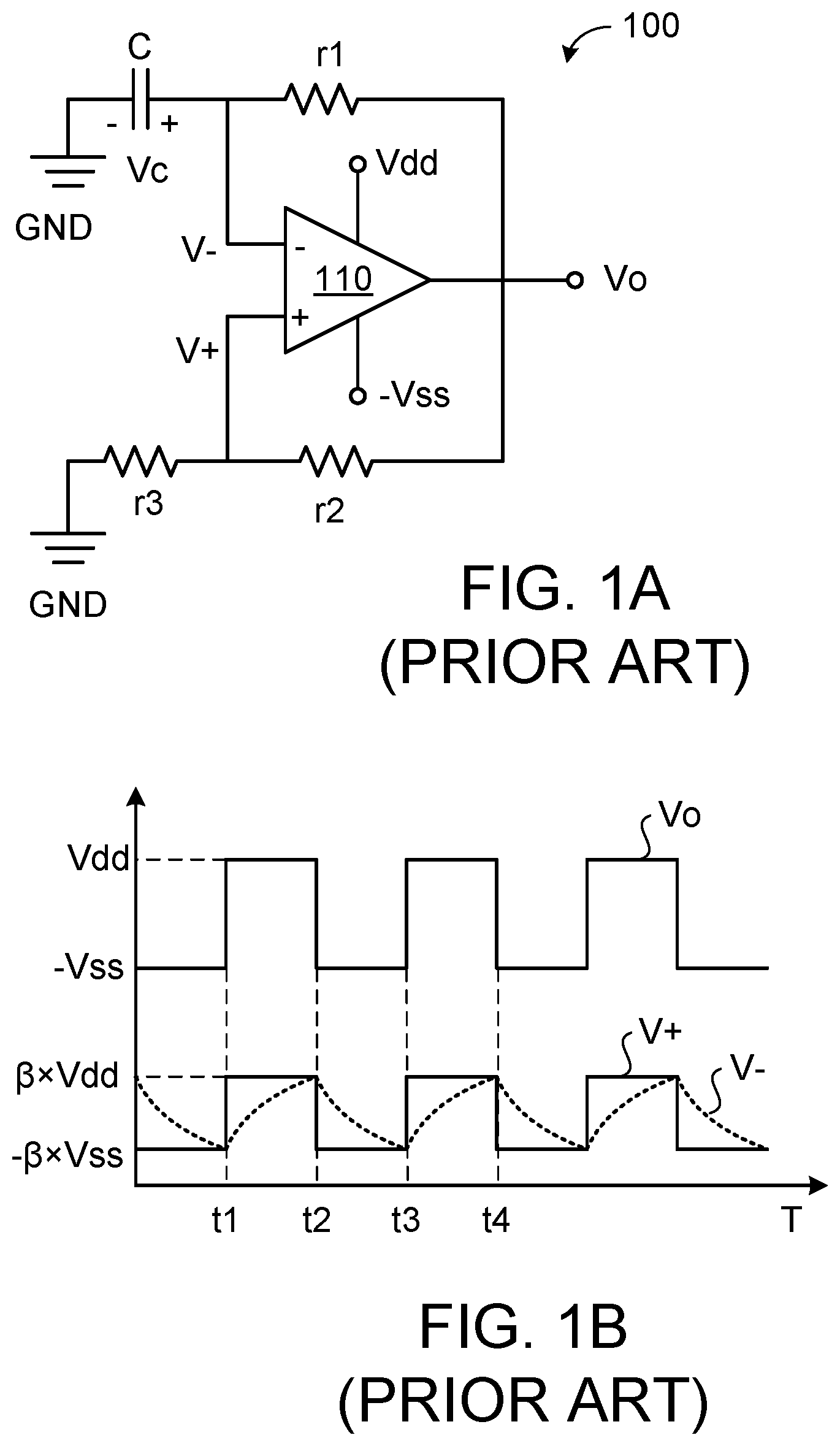 Patent US12308840 Figure 1 – Relaxation oscillator