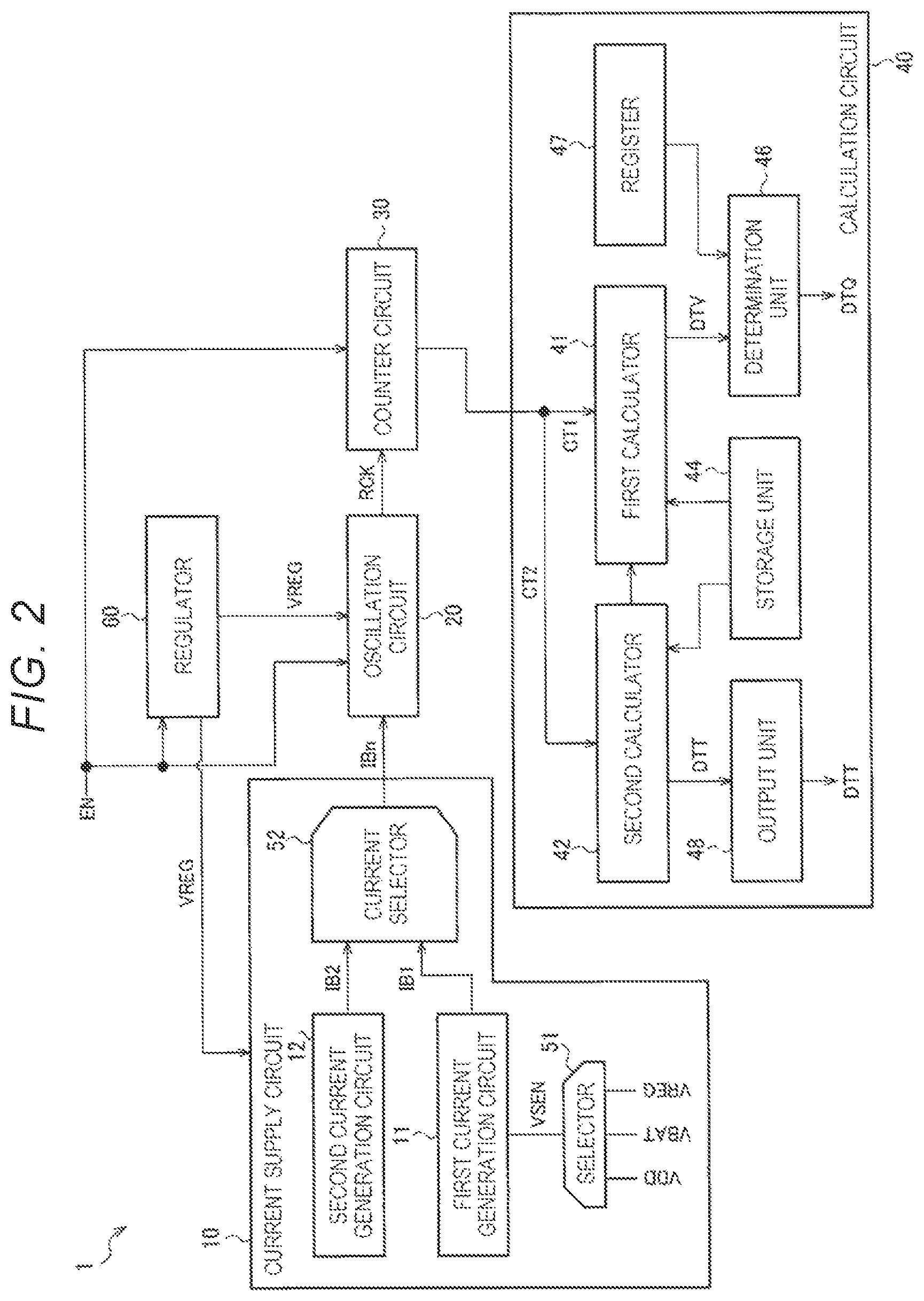 Patent US12308841 Figure 2 – Circuit device and oscillator