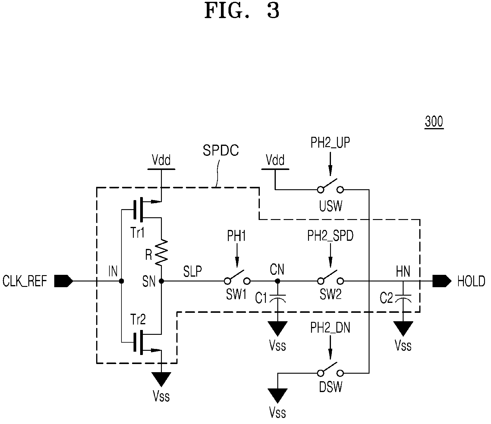 Patent US12308848 Figure 3 – Phase-locked loop device and operation method thereof