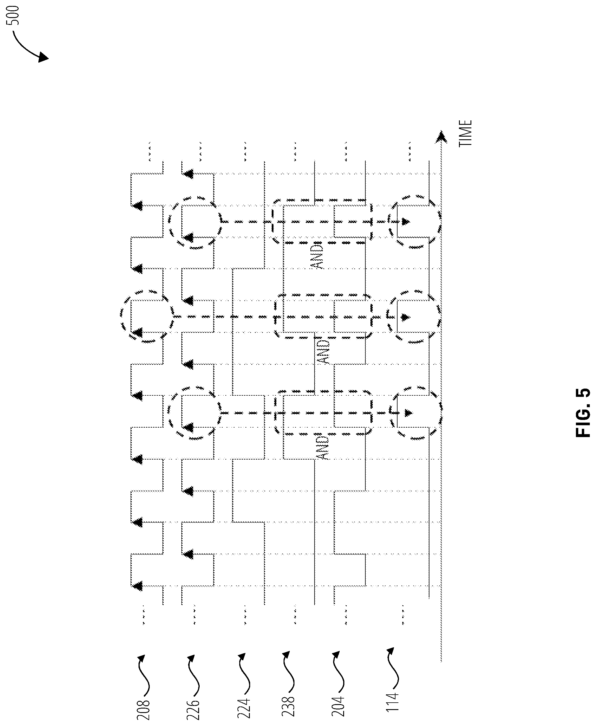 Patent US12308849 Figure 5 – Frequency synthesis using a frequency dividing circuit