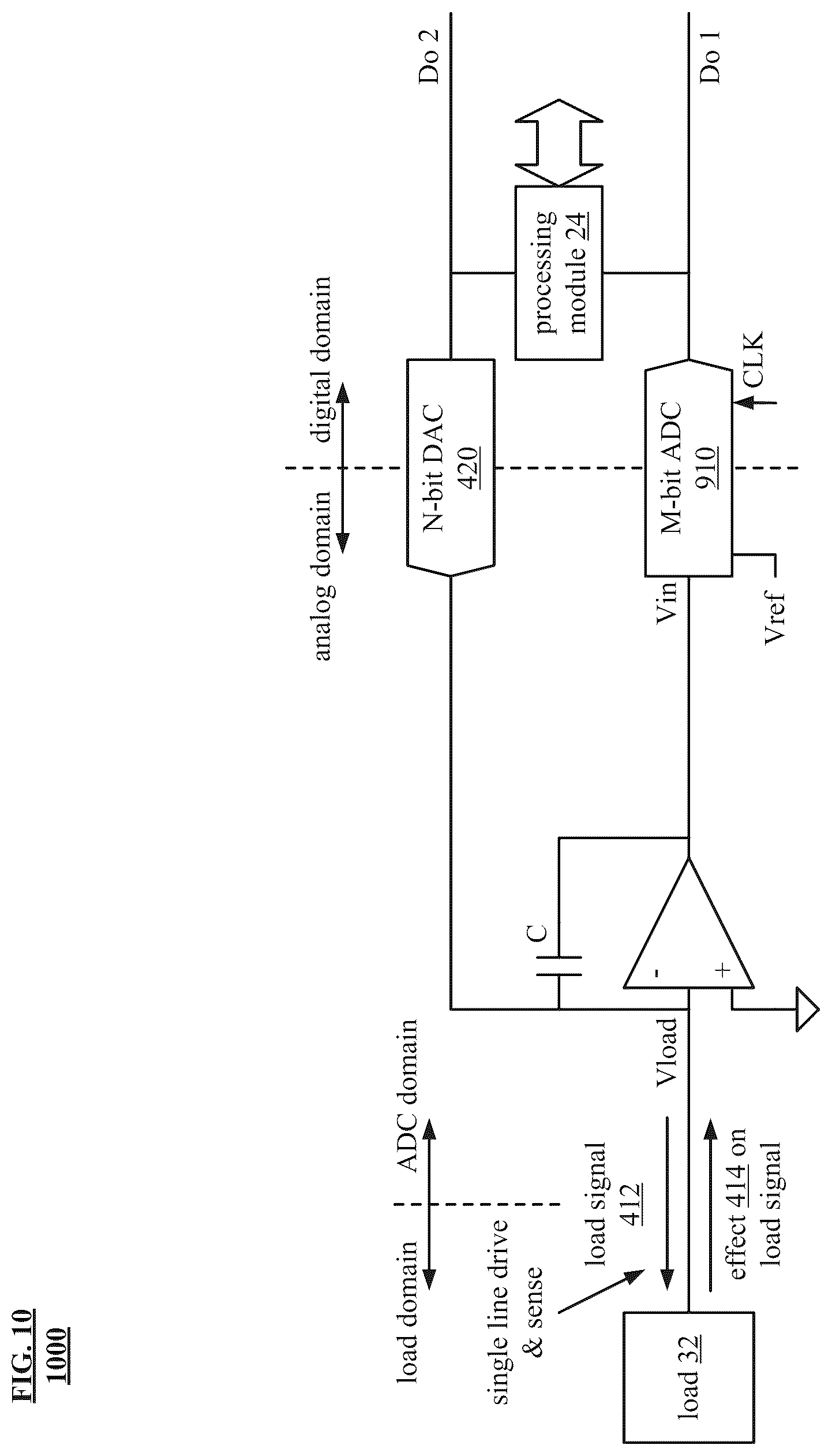 Patent US12308851 Figure 11 – Companding analog current to digital converter