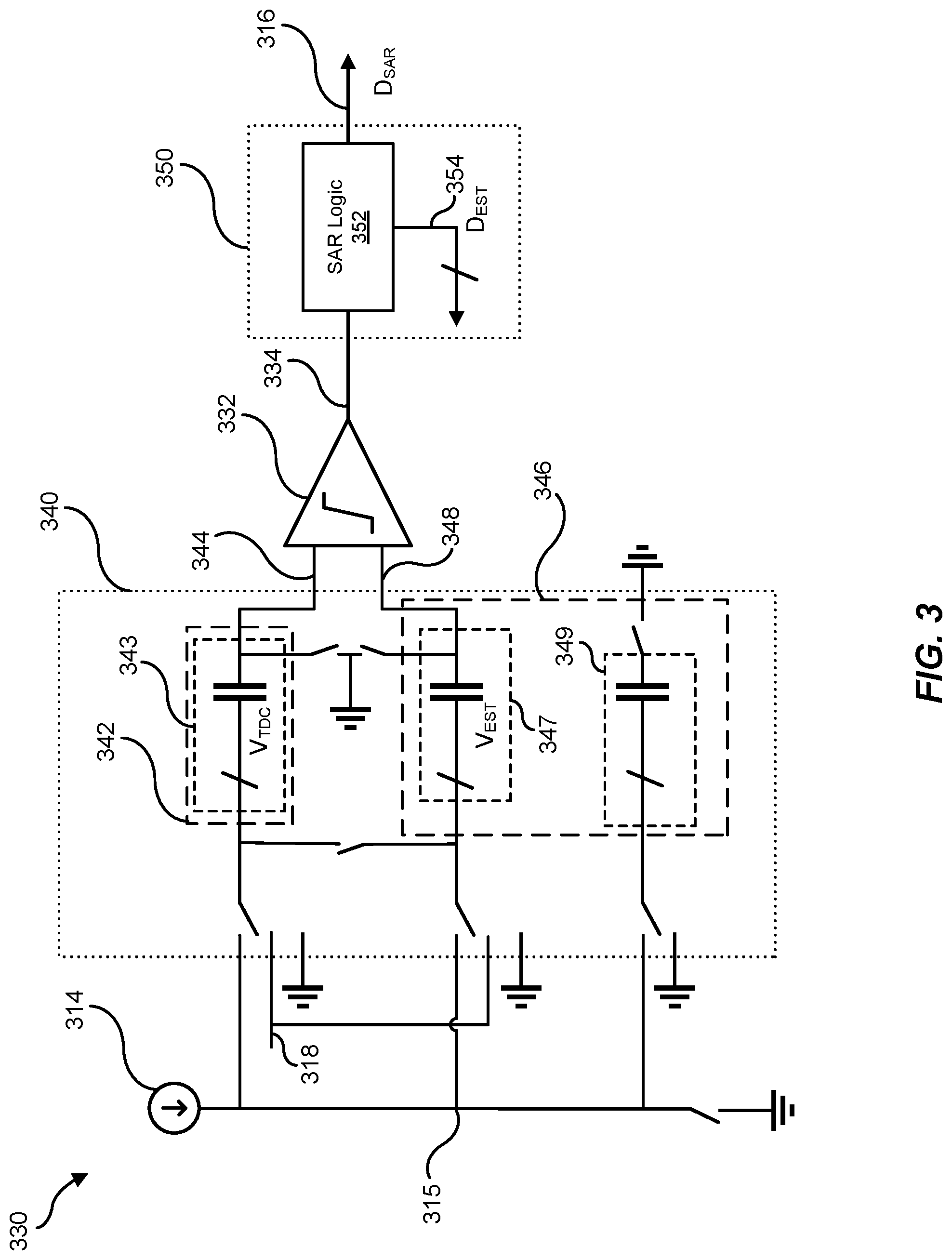 Patent US12308853 Figure 3 – High performance time-to-digital converter