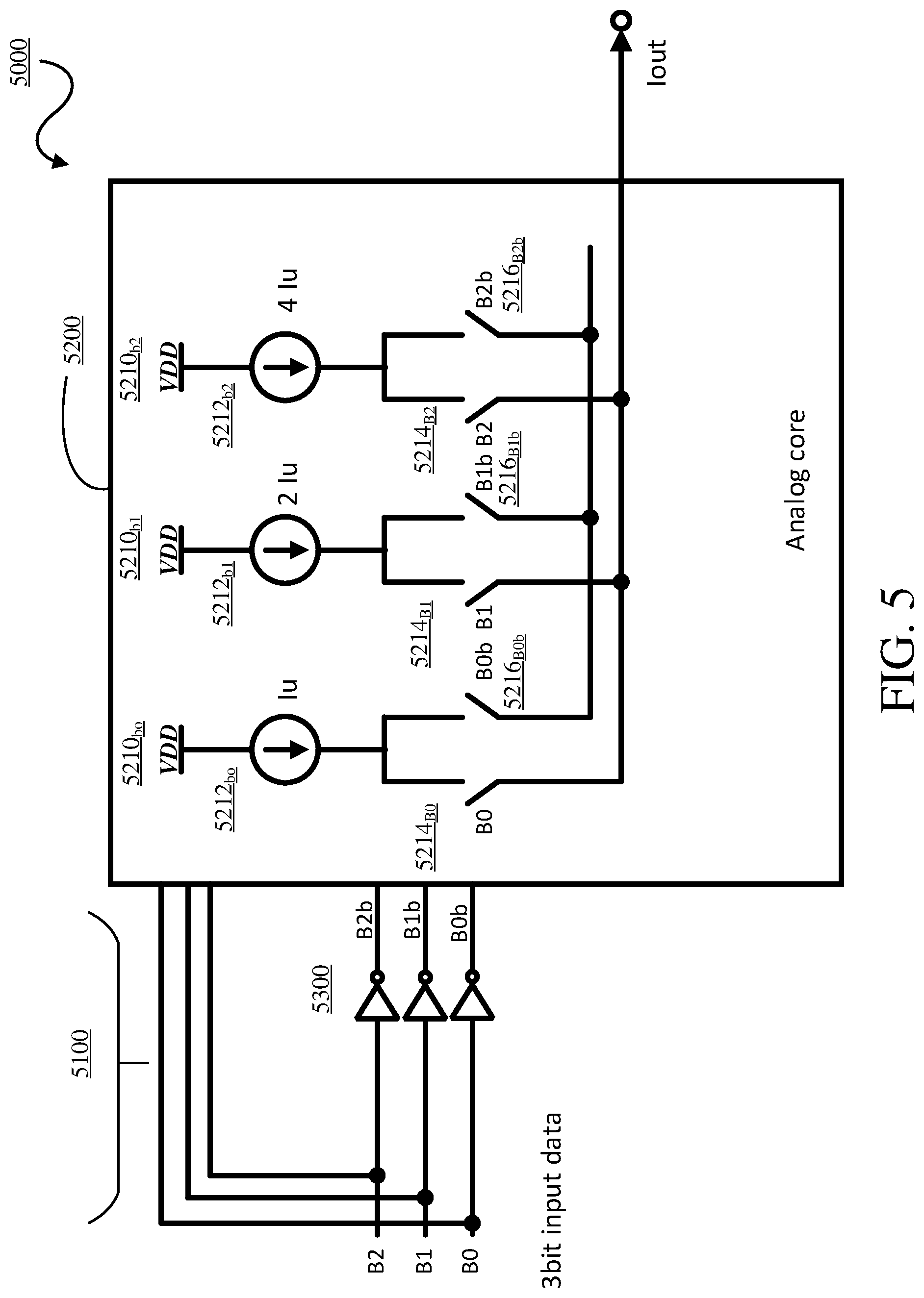Patent US12308854 Figure 5 – Digitally enhanced digital-to-analog converter resolution