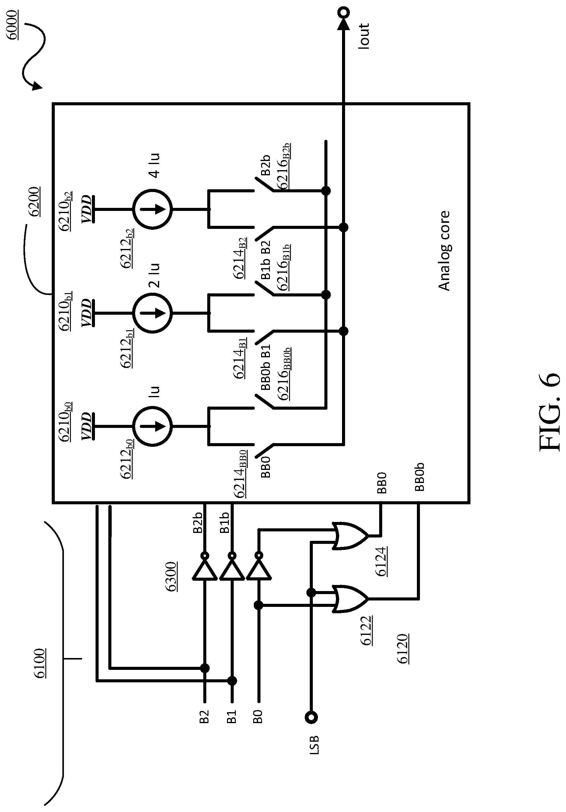 Patent US12308854 Figure 6 – Digitally enhanced digital-to-analog converter resolution