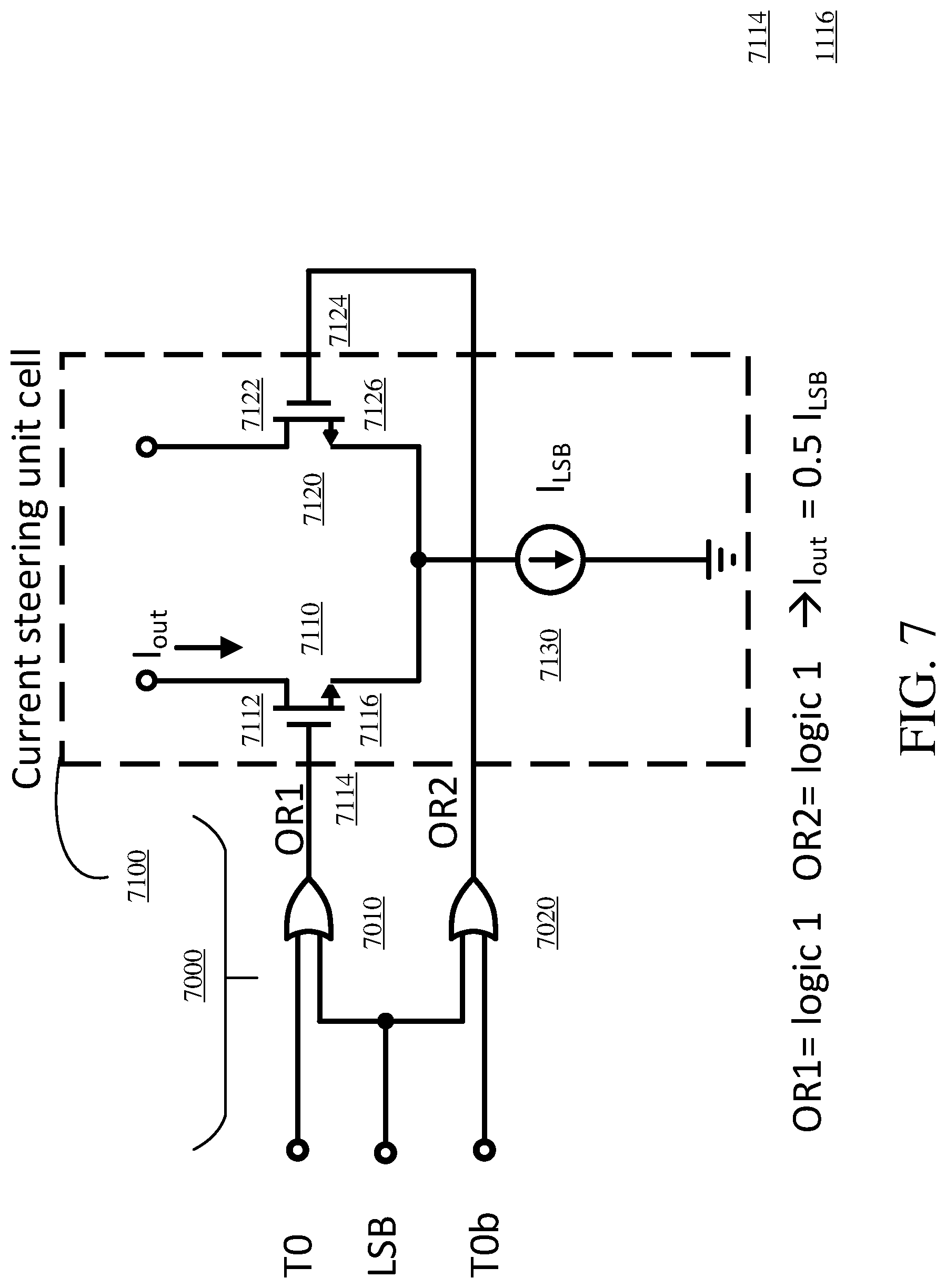 Patent US12308854 Figure 7 – Digitally enhanced digital-to-analog converter resolution