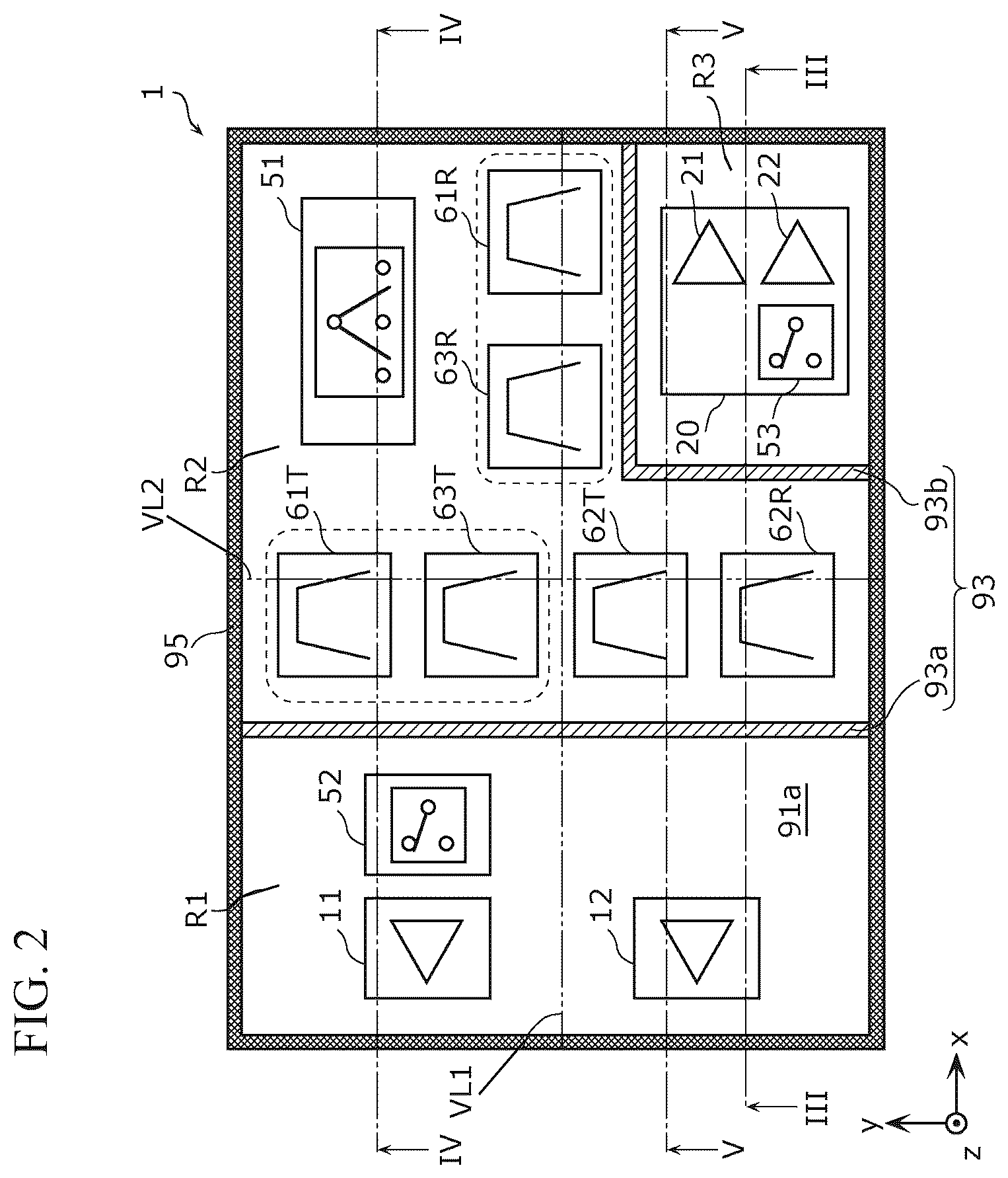 Patent US12308866 Figure 2 – Radio frequency module and communication device