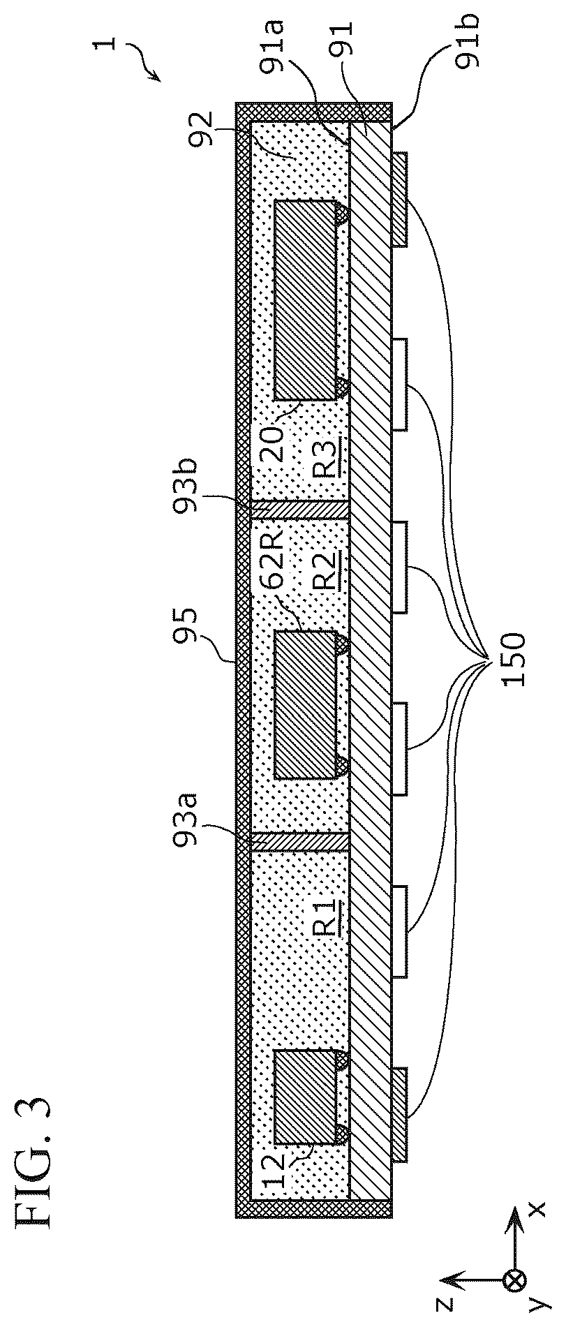 Patent US12308866 Figure 3 – Radio frequency module and communication device