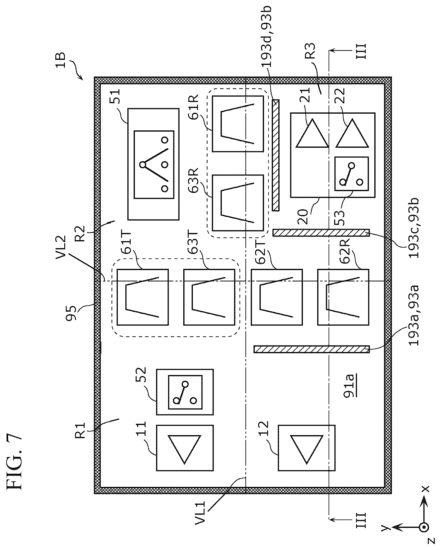 Patent US12308866 Figure 7 – Radio frequency module and communication device