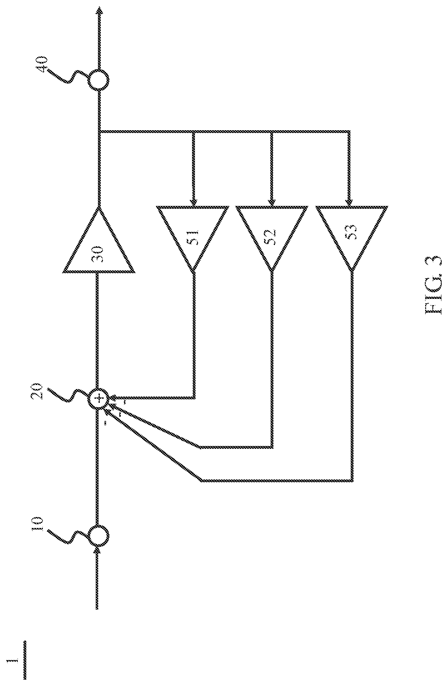 Patent US12308867 Figure 3 – Signal feedback gain circuit