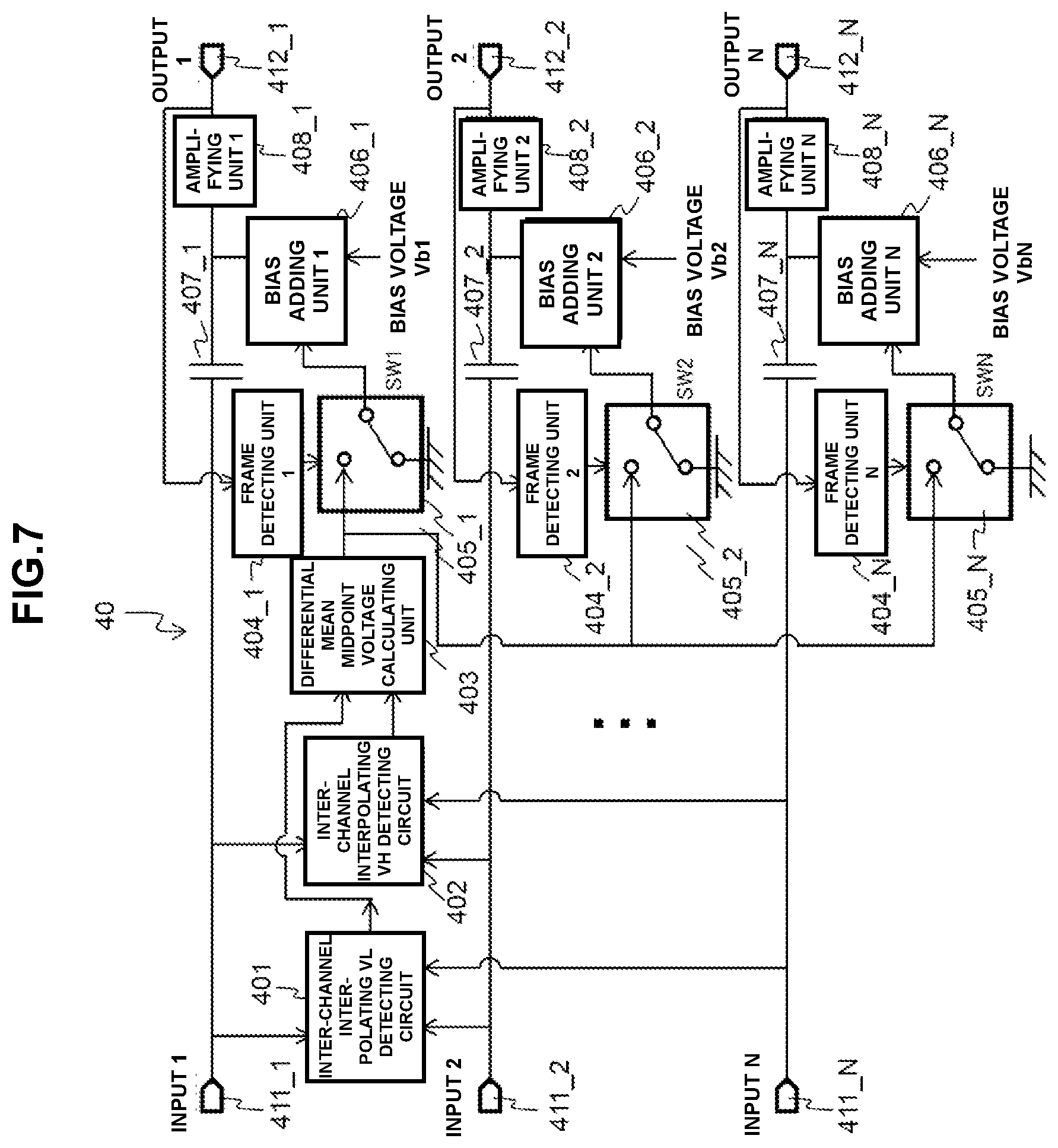 Patent US12308868 Figure 6 – Amplifier circuit