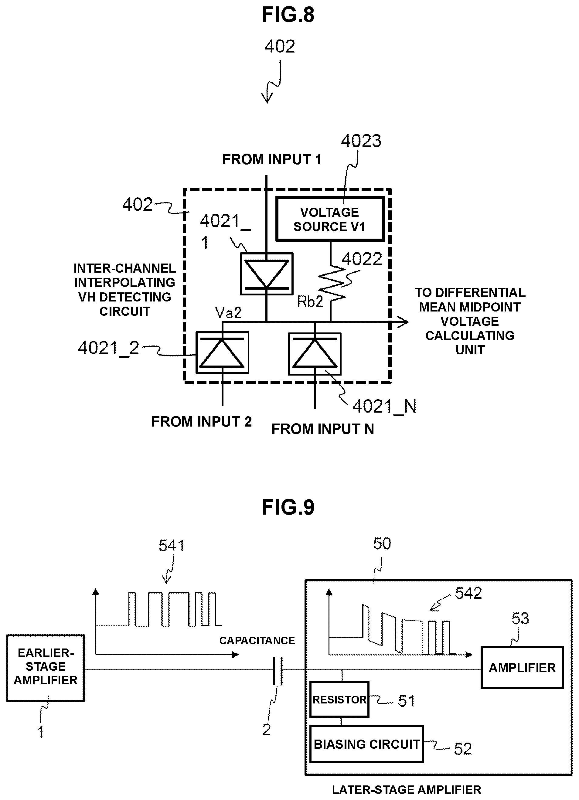 Patent US12308868 Figure 7 – Amplifier circuit
