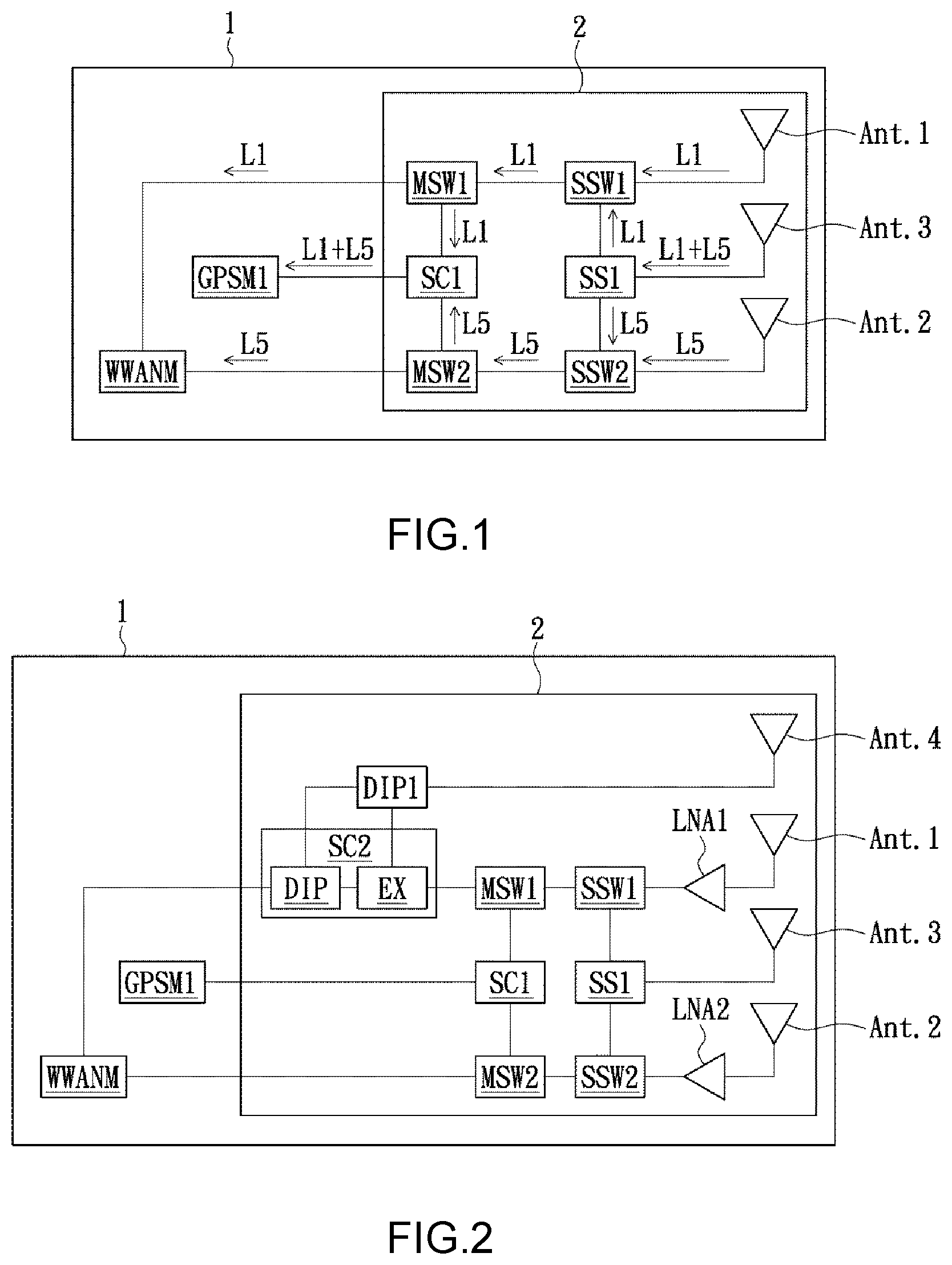 Patent US12308873 — Wireless signal receiving device and system — Figure 1
