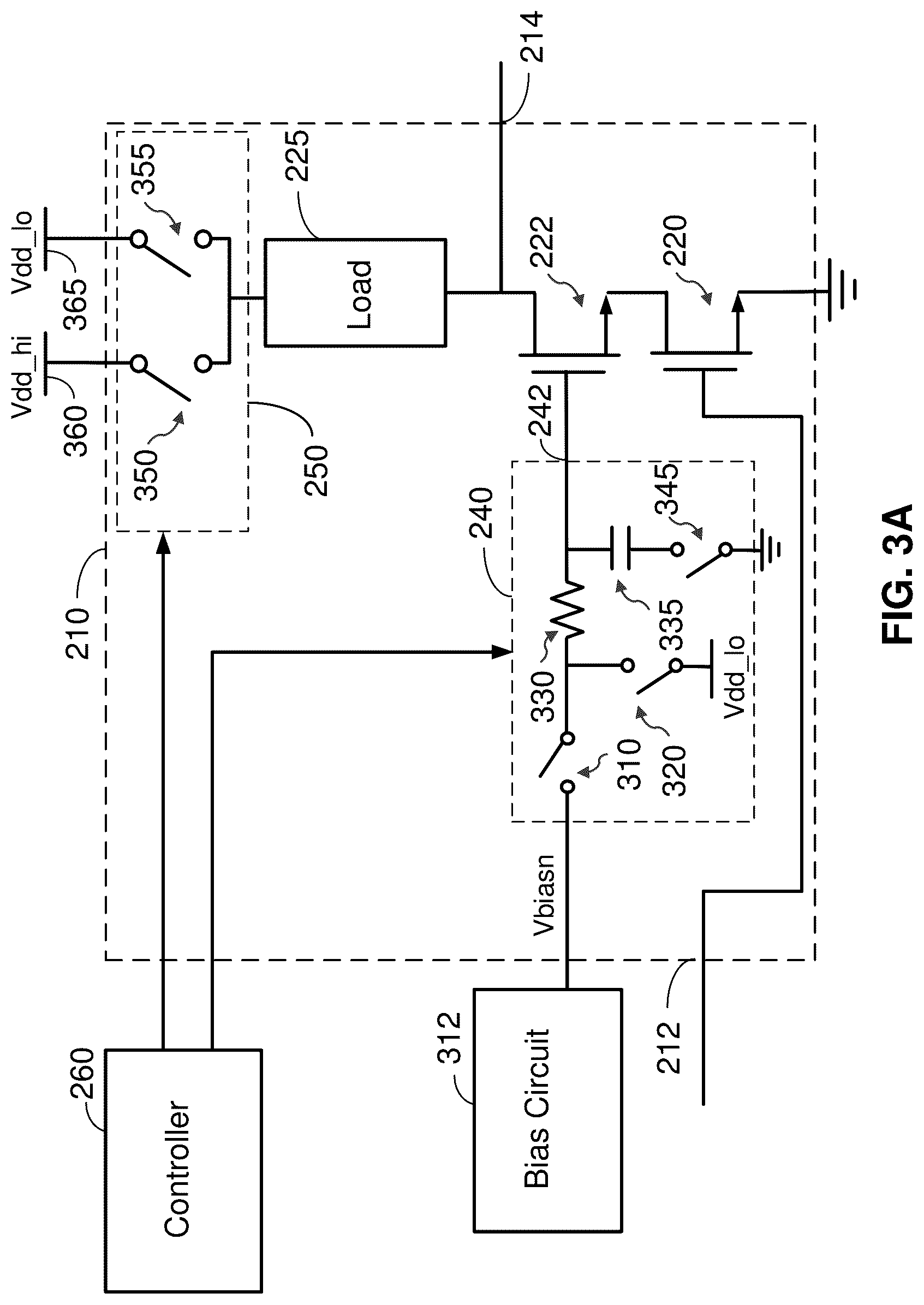 Patent US12308875 Figure 5 – Reconfigurable amplifier