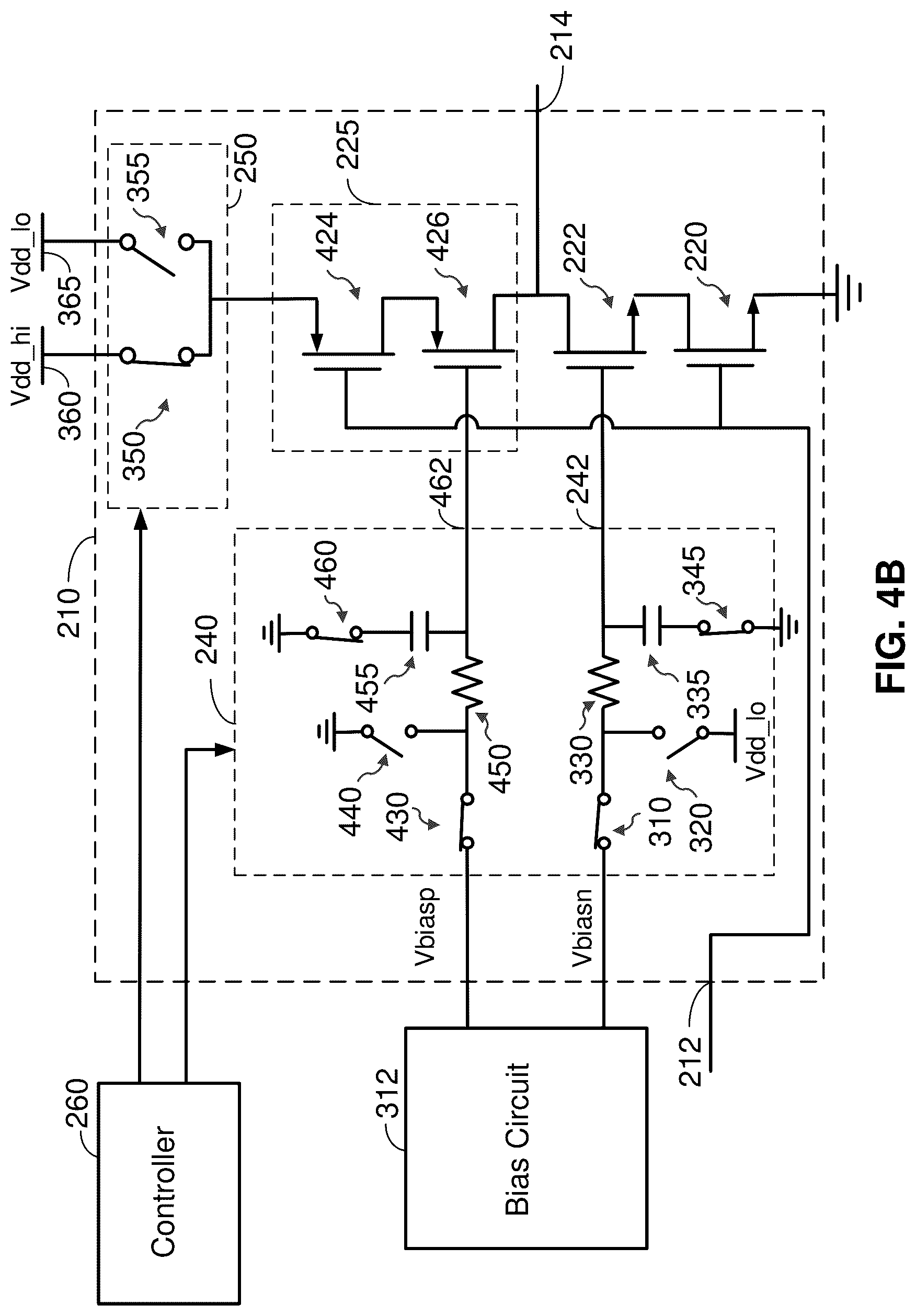 Patent US12308875 Figure 9 – Reconfigurable amplifier