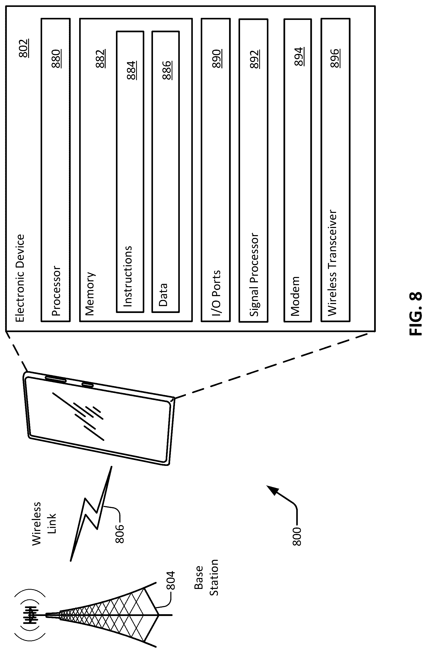Patent US12308875 Figure 14 – Reconfigurable amplifier