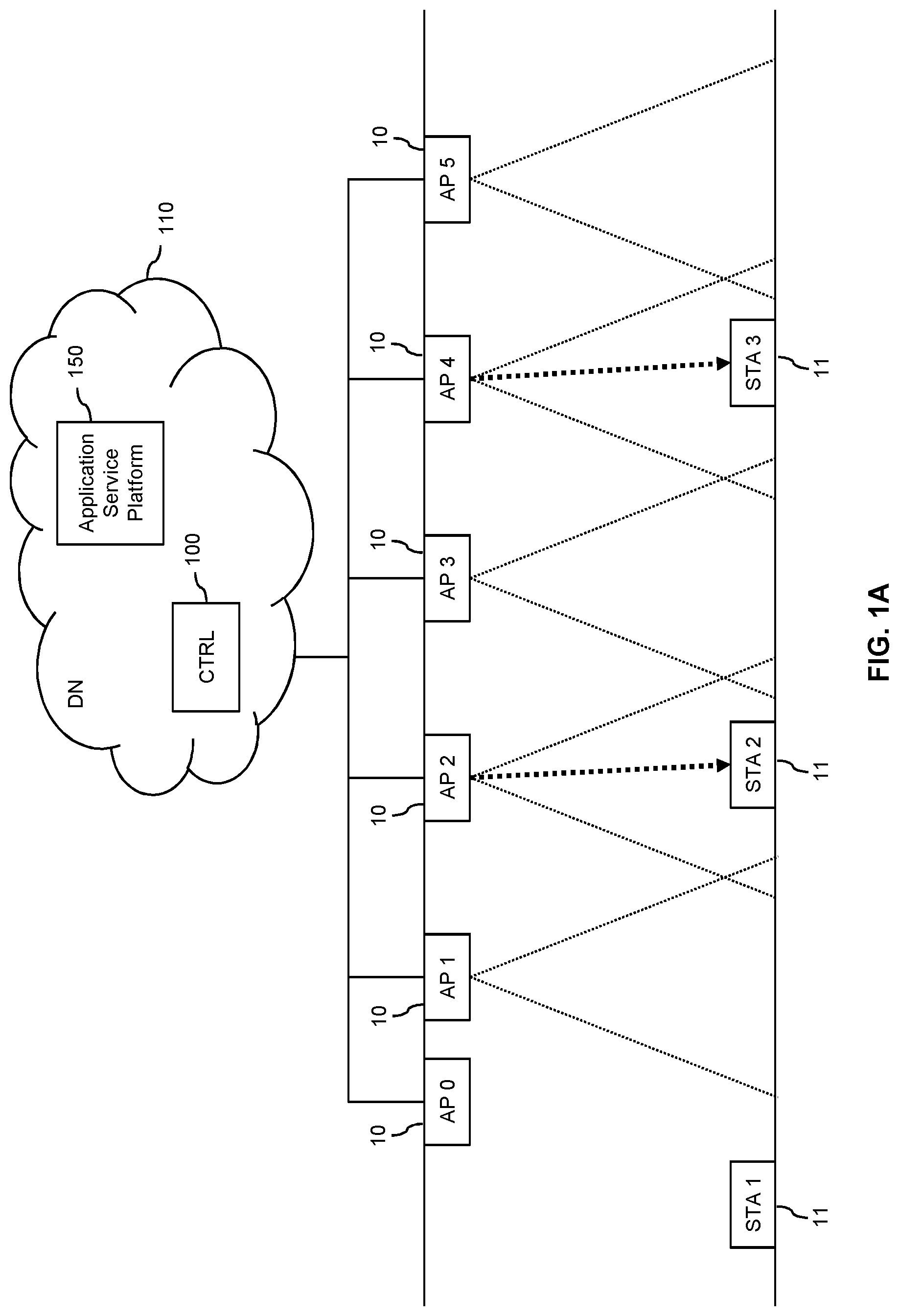 Patent US12308881 Figure 1 – Light-communication based control of radio transmissions
