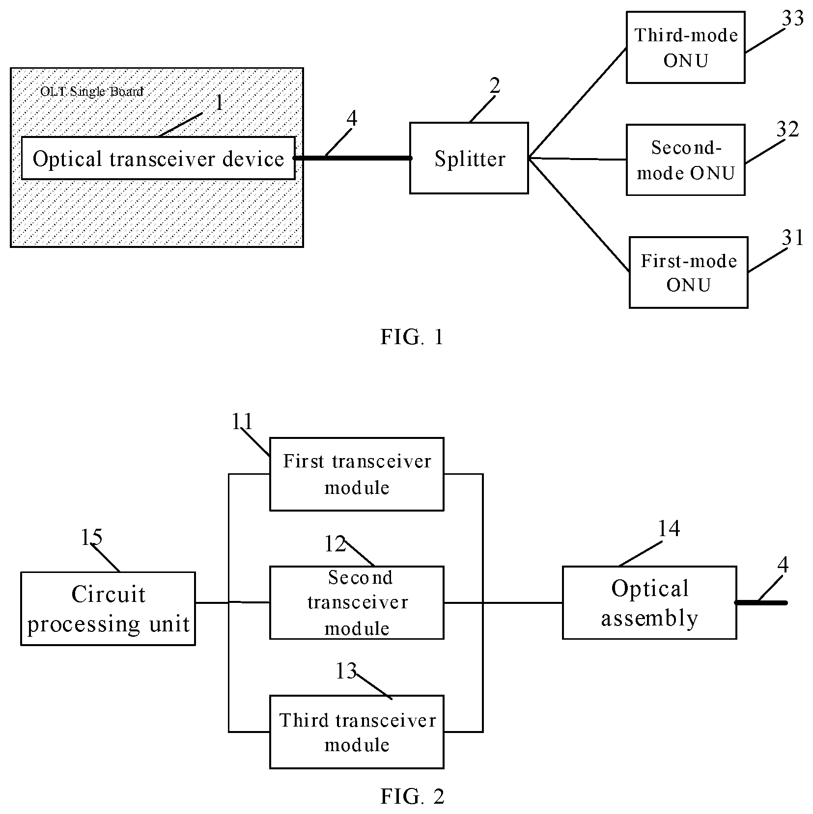 Patent US12308886 Figure 1 – Optical transceiver device and optical network system