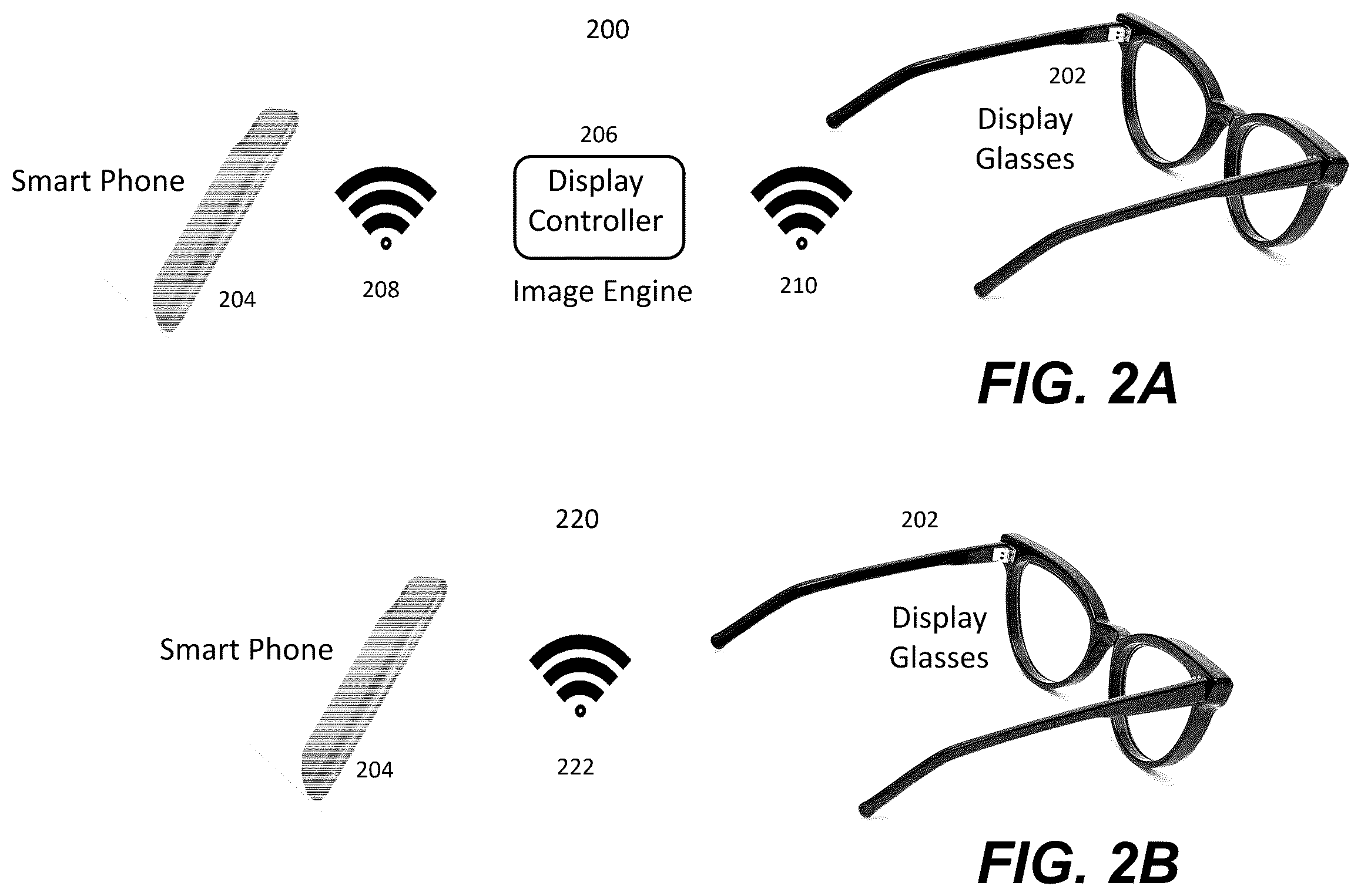 Patent US12308888 Figure 4 – Display glasses with wireless THz transceiver for bio-sensing
