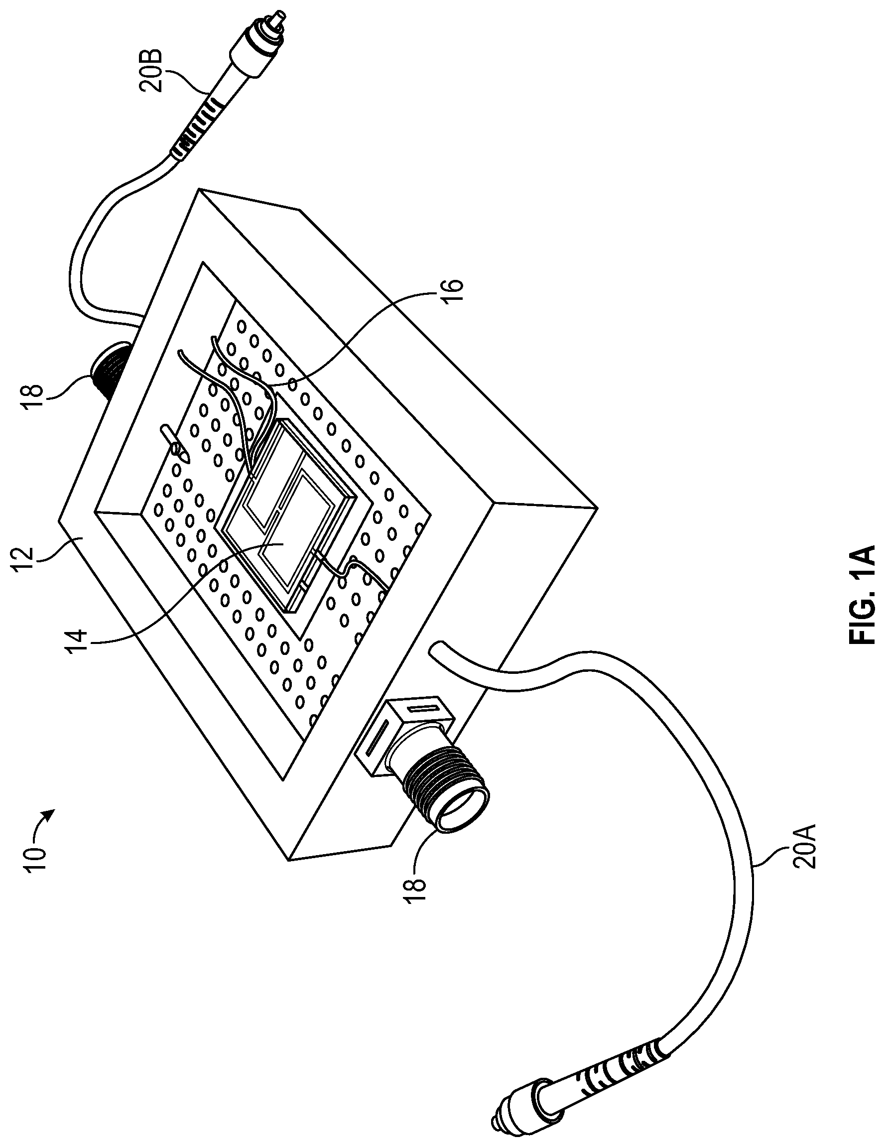 Patent US12308889 Figure 1 – Modular quantum interconnect for microwave and telecommunications wavelengths