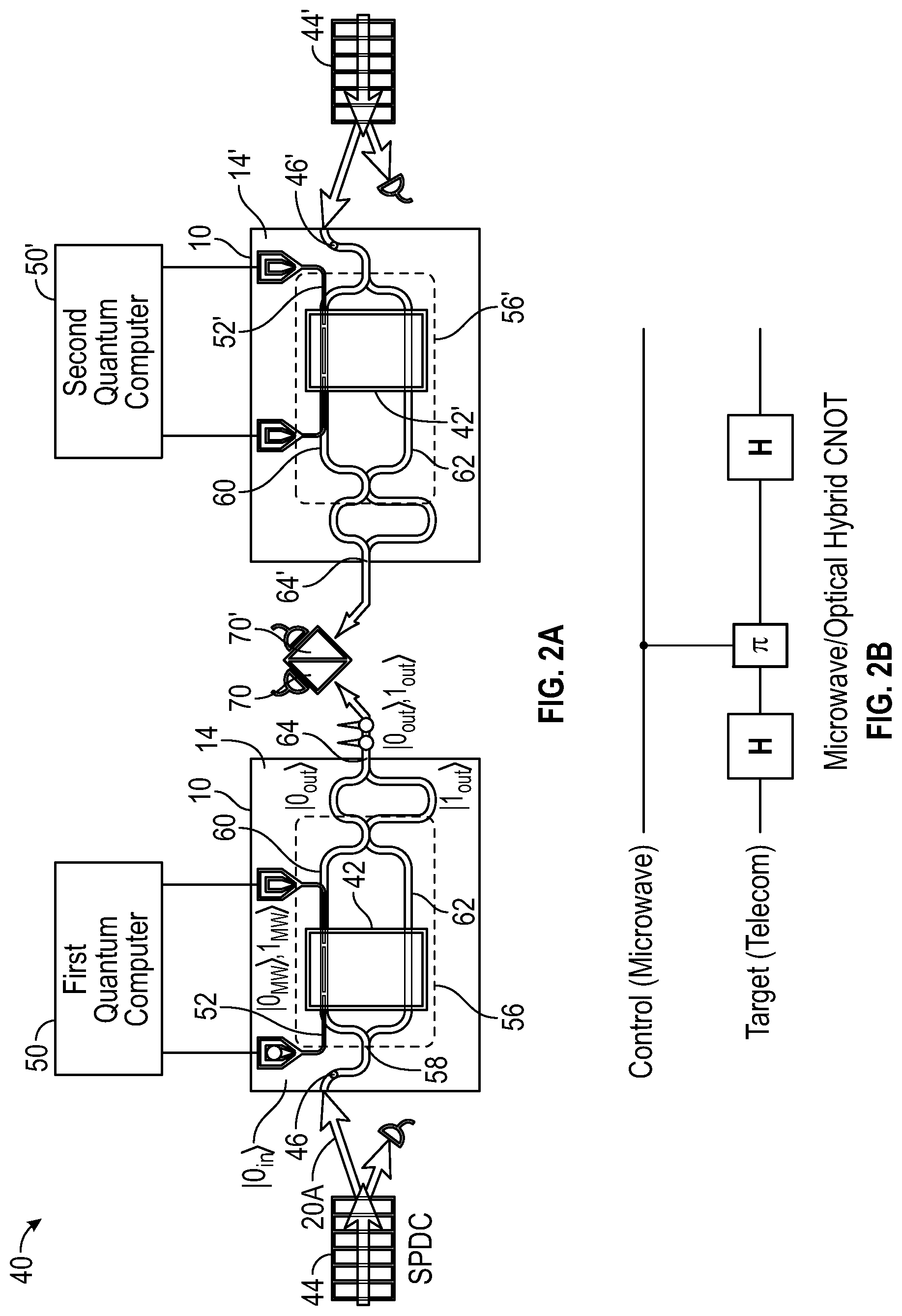 Patent US12308889 Figure 3 – Modular quantum interconnect for microwave and telecommunications wavelengths